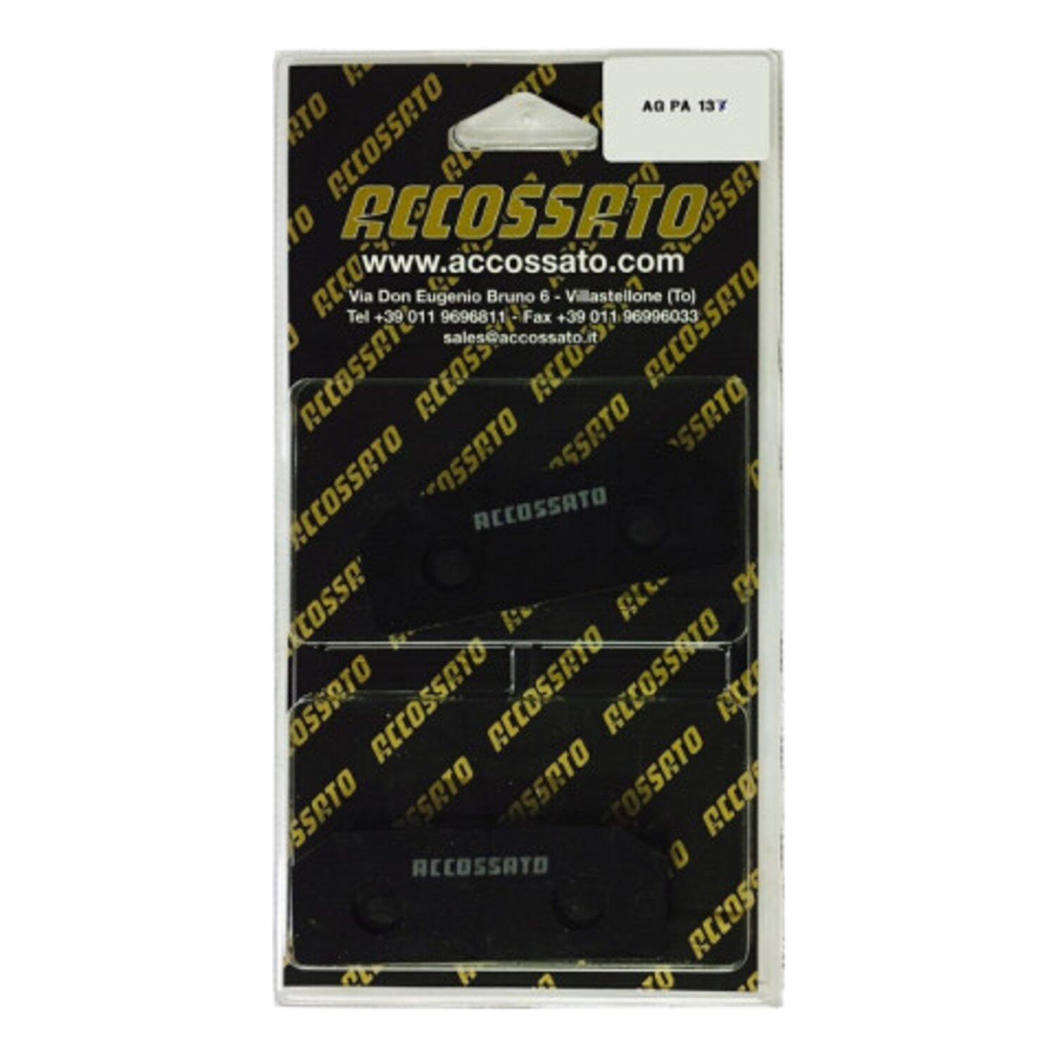 Accossato, Brake pad set