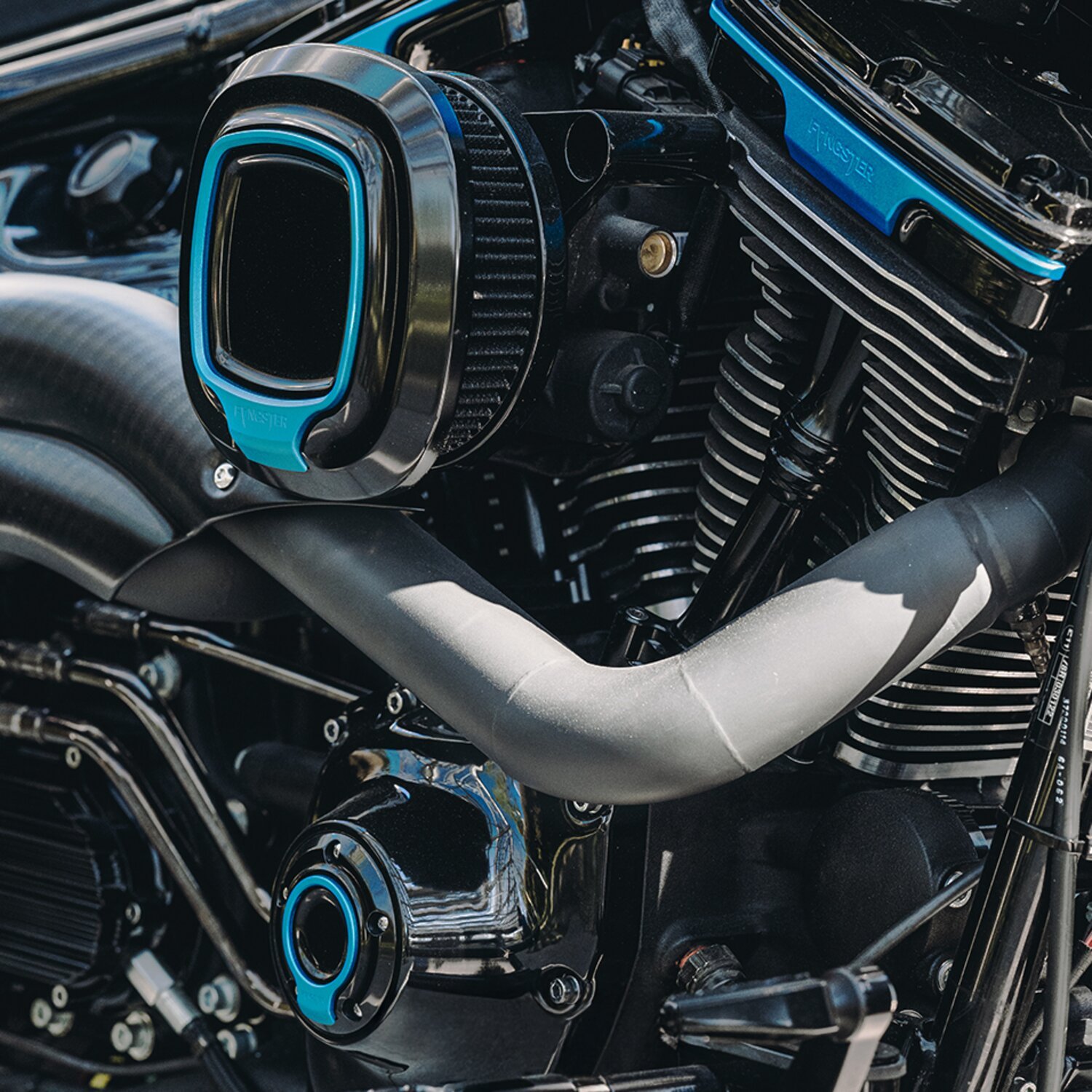 Fangster, Air cleaner, Black, blue