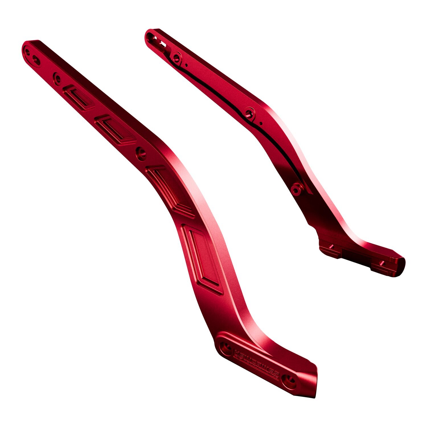 HeinzBikes, performance fender struts, Red