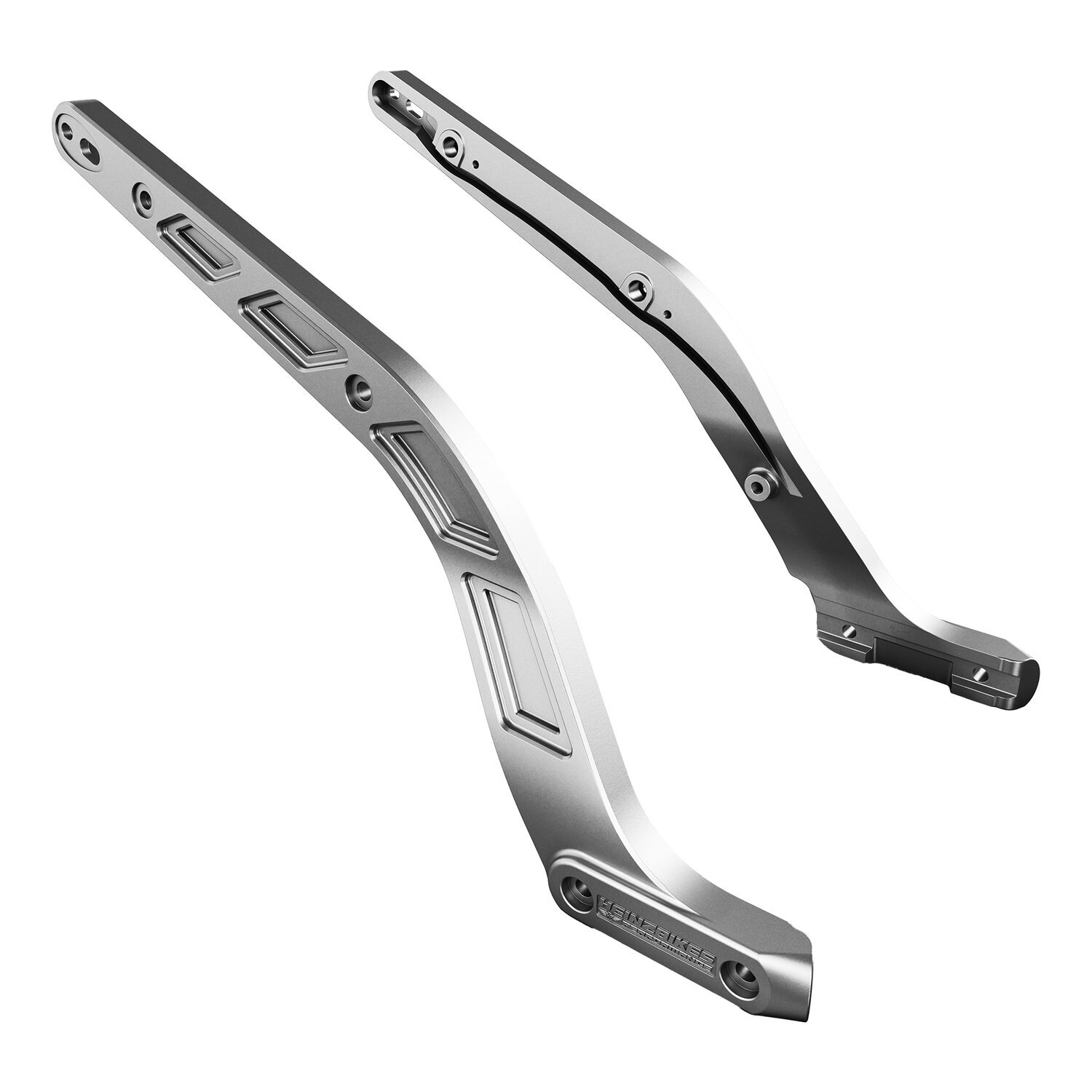 HeinzBikes, performance fender struts, Silver