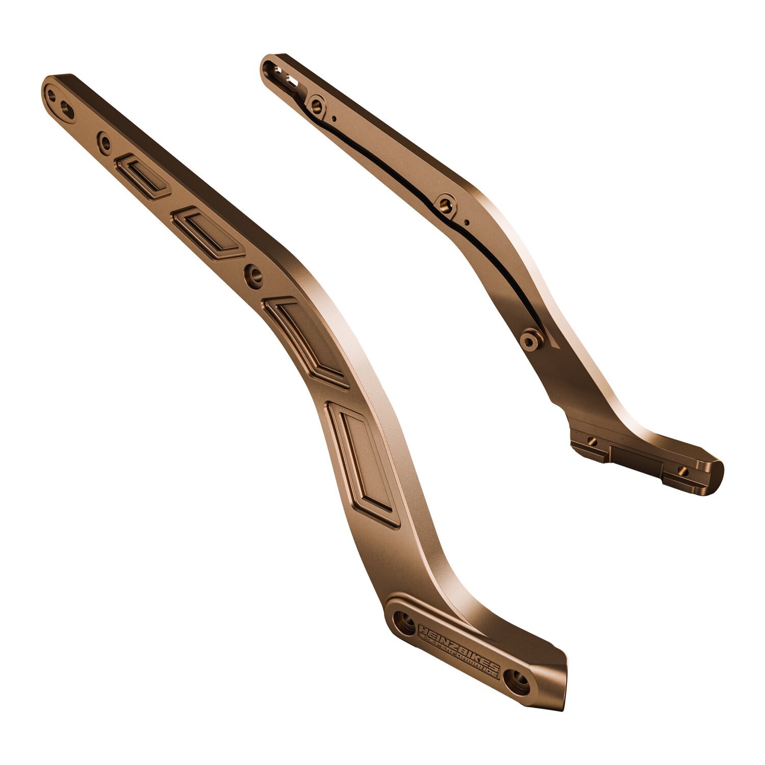 HeinzBikes, performance fender struts, Bronze