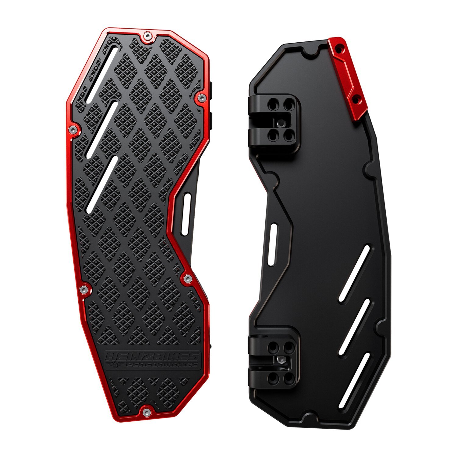 HeinzBikes, floorboards 'Performance, black, Red