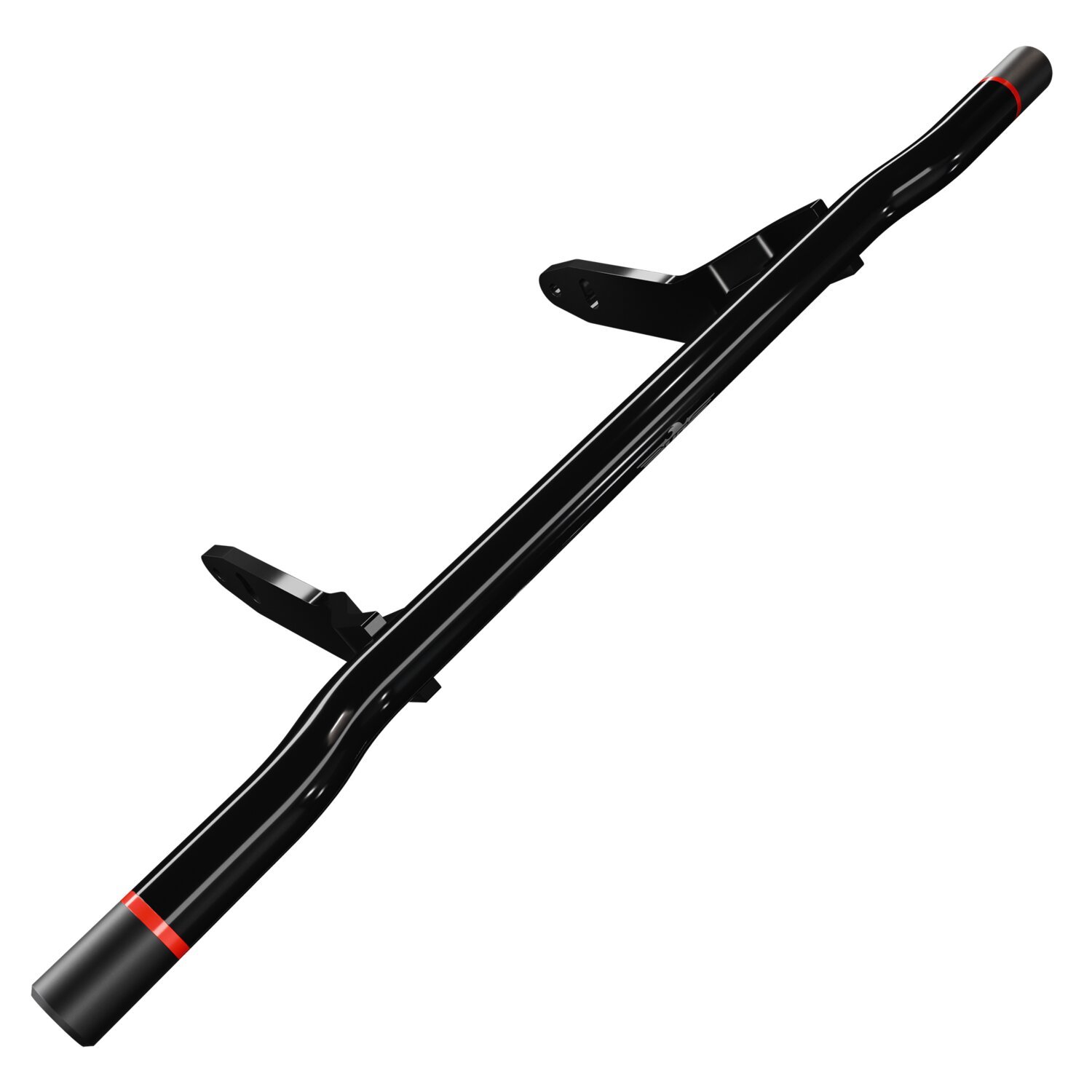 HeinzBikes, Performance crashbar. Red Color Ring, Powder Coated