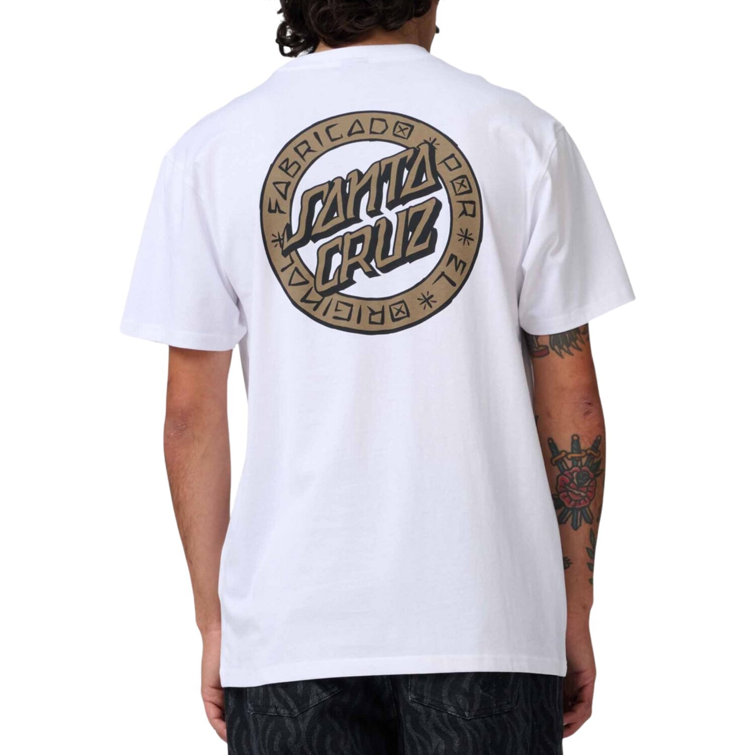 Santa Cruz Loco Dot t-shirt, White, 2XL