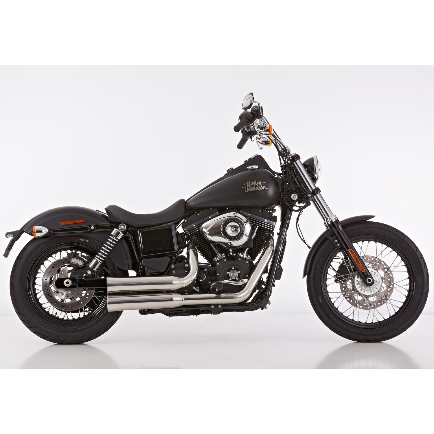 Falcon, Double Groove 2 in 2 exhaust system, Polished