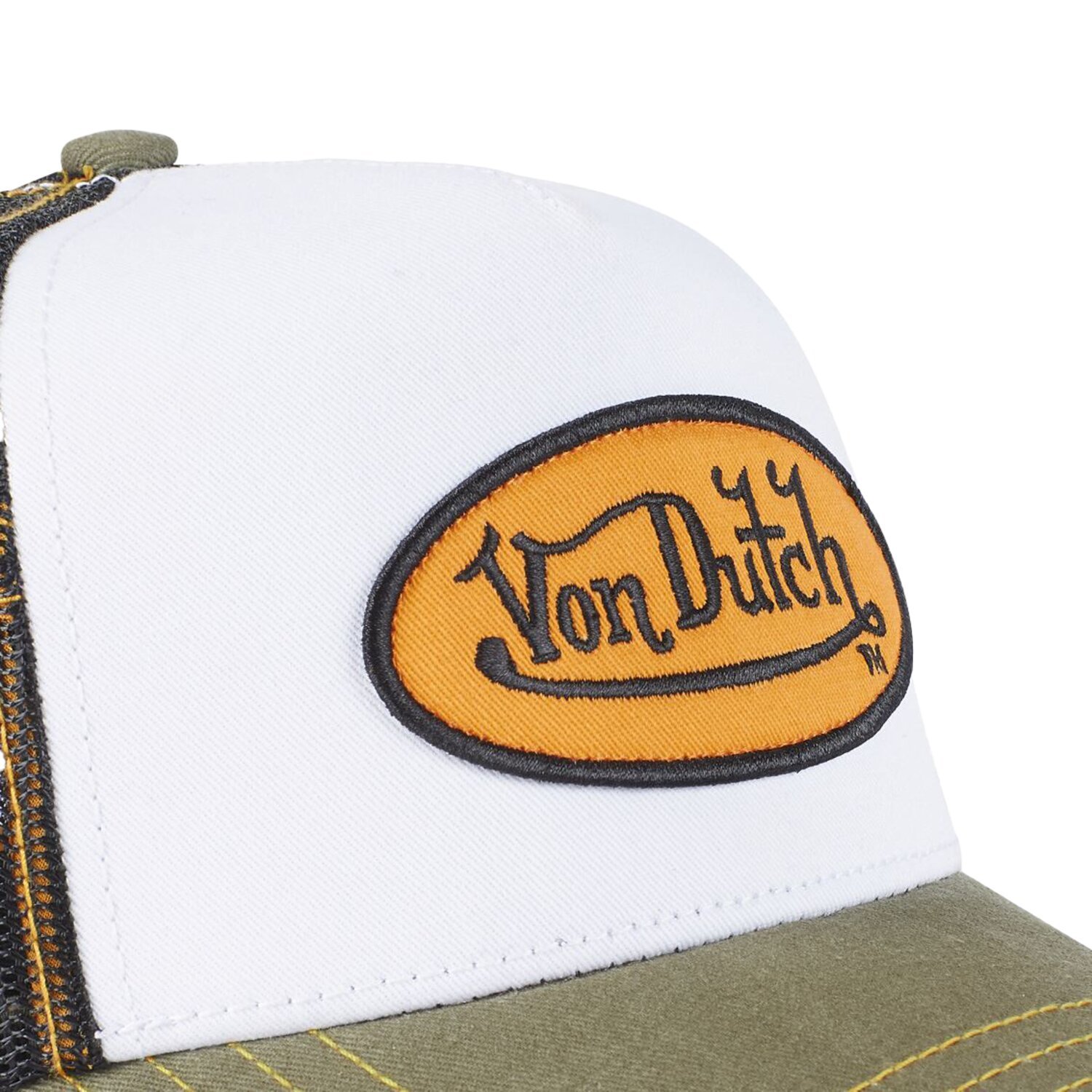 Von Dutch Trucker mesh cap, White, black