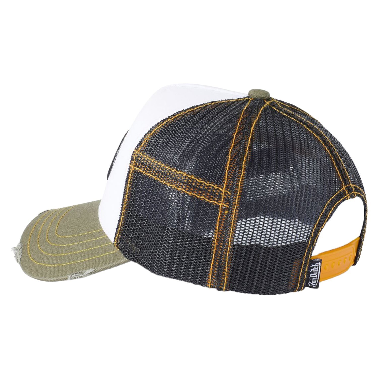 Von Dutch Trucker mesh cap, White, black