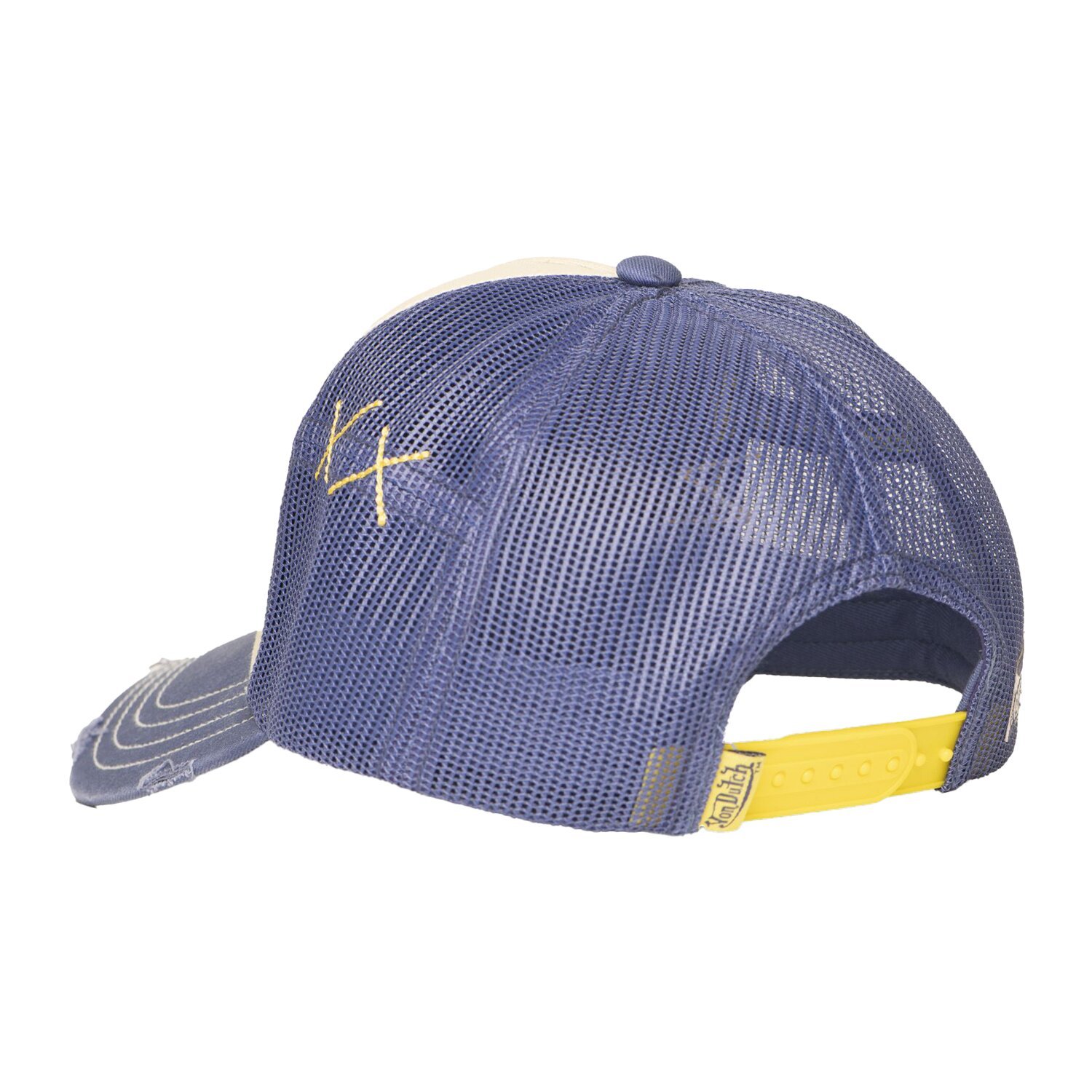Von Dutch Trucker mesh cap, blue, Beige