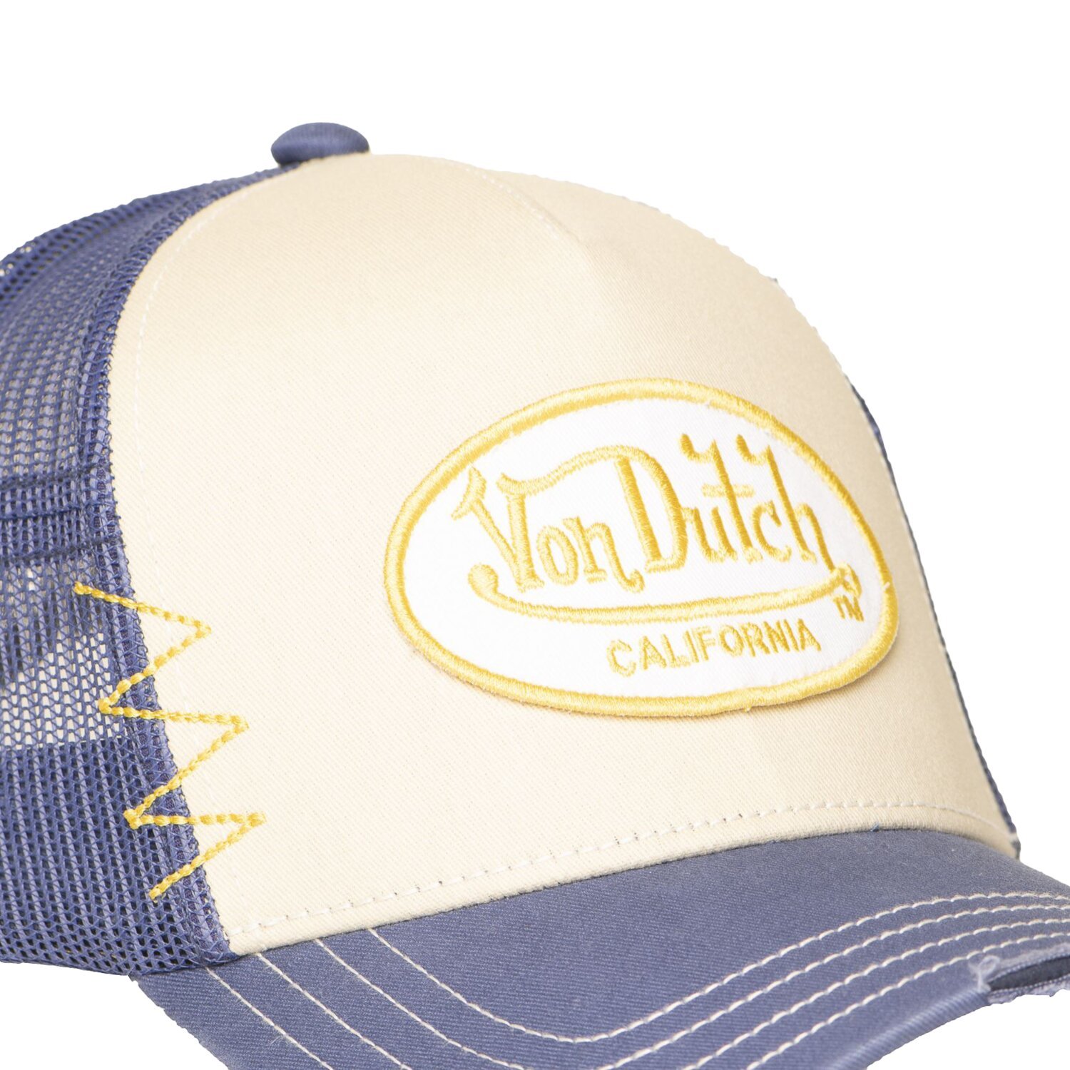Von Dutch Trucker mesh cap, blue, Beige