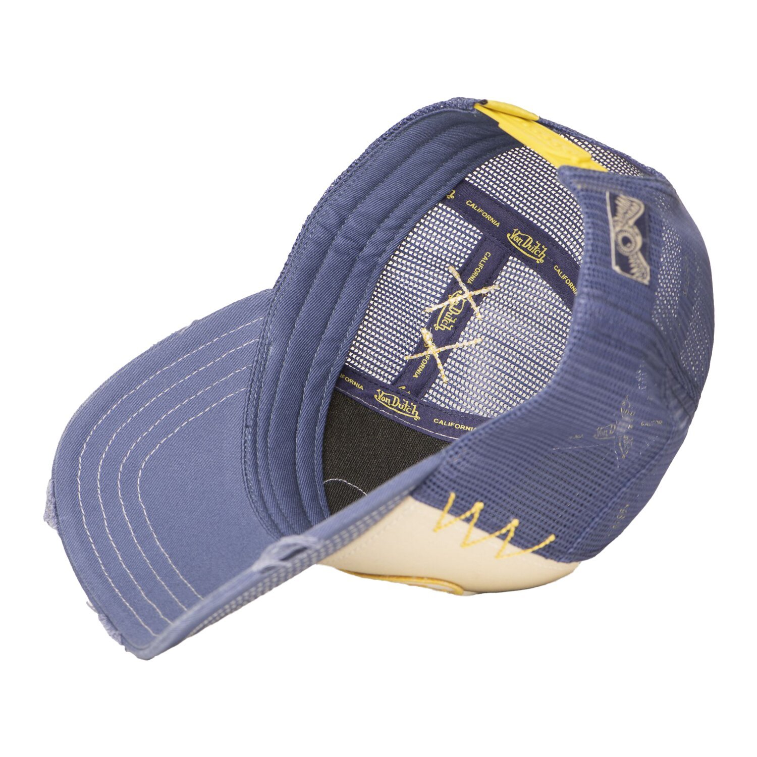 Von Dutch Trucker mesh cap, blue, Beige