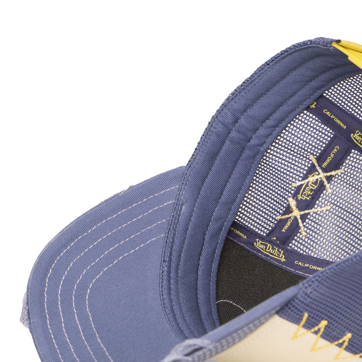 Von Dutch Trucker mesh cap, blue, Beige