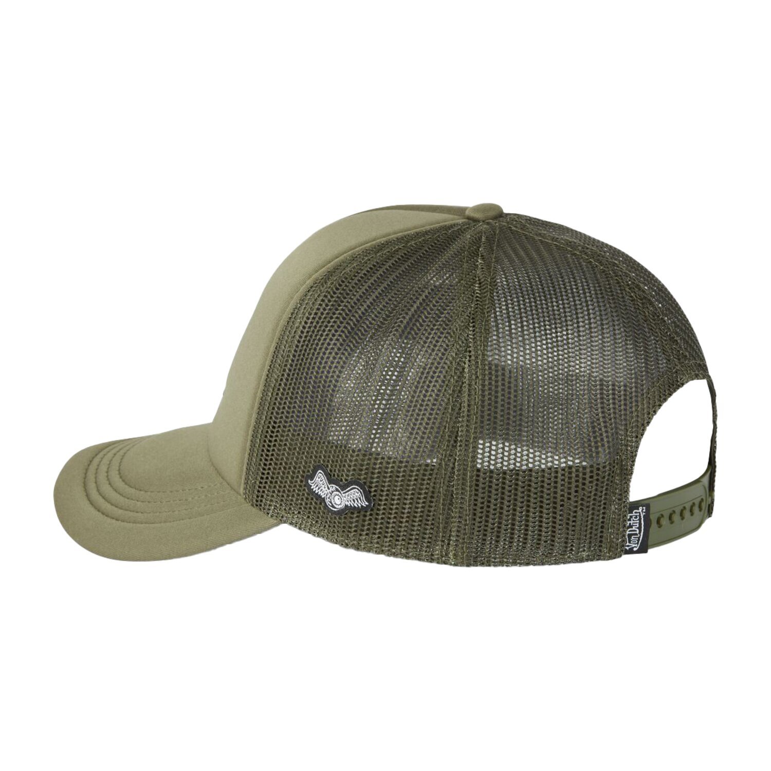 Von Dutch Foam cap, olive, Green