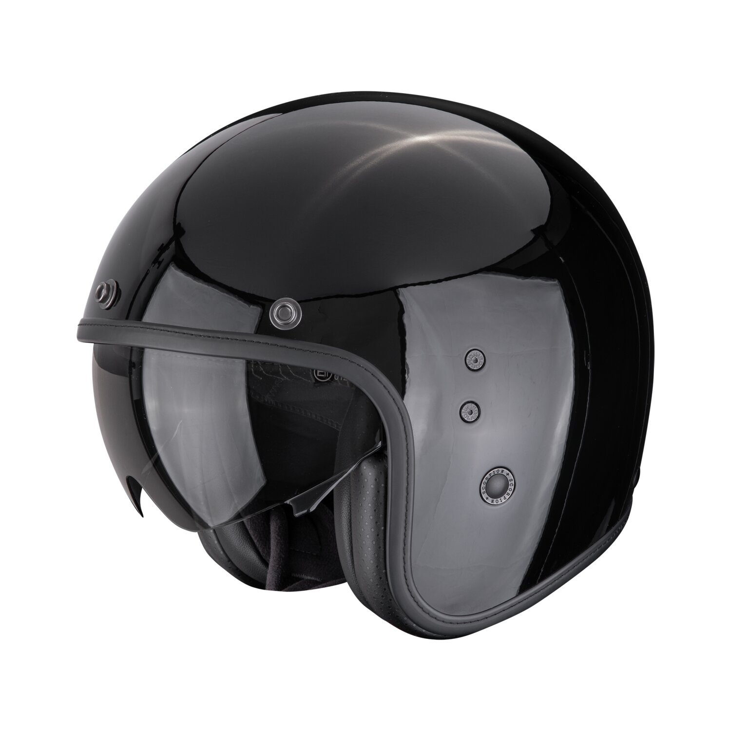M — Scorpion Belfast EVO helmet black, Gloss, M