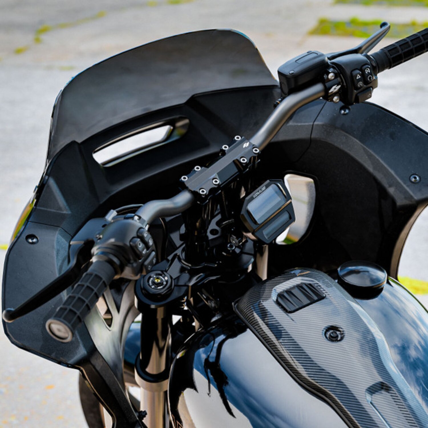 Kraus, KR Low Bar Handlebar 1, Black, Powder Coated