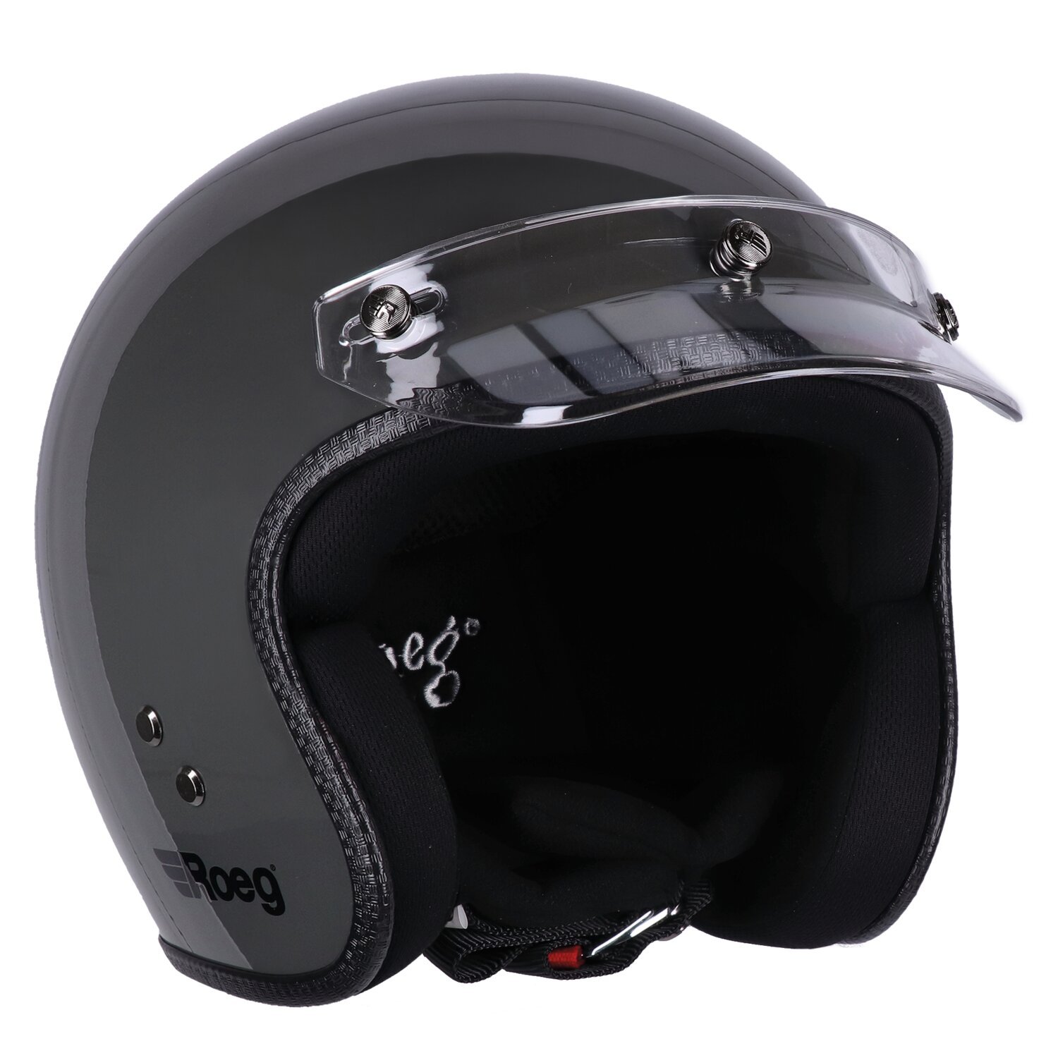Roeg Jett translucent peak clear