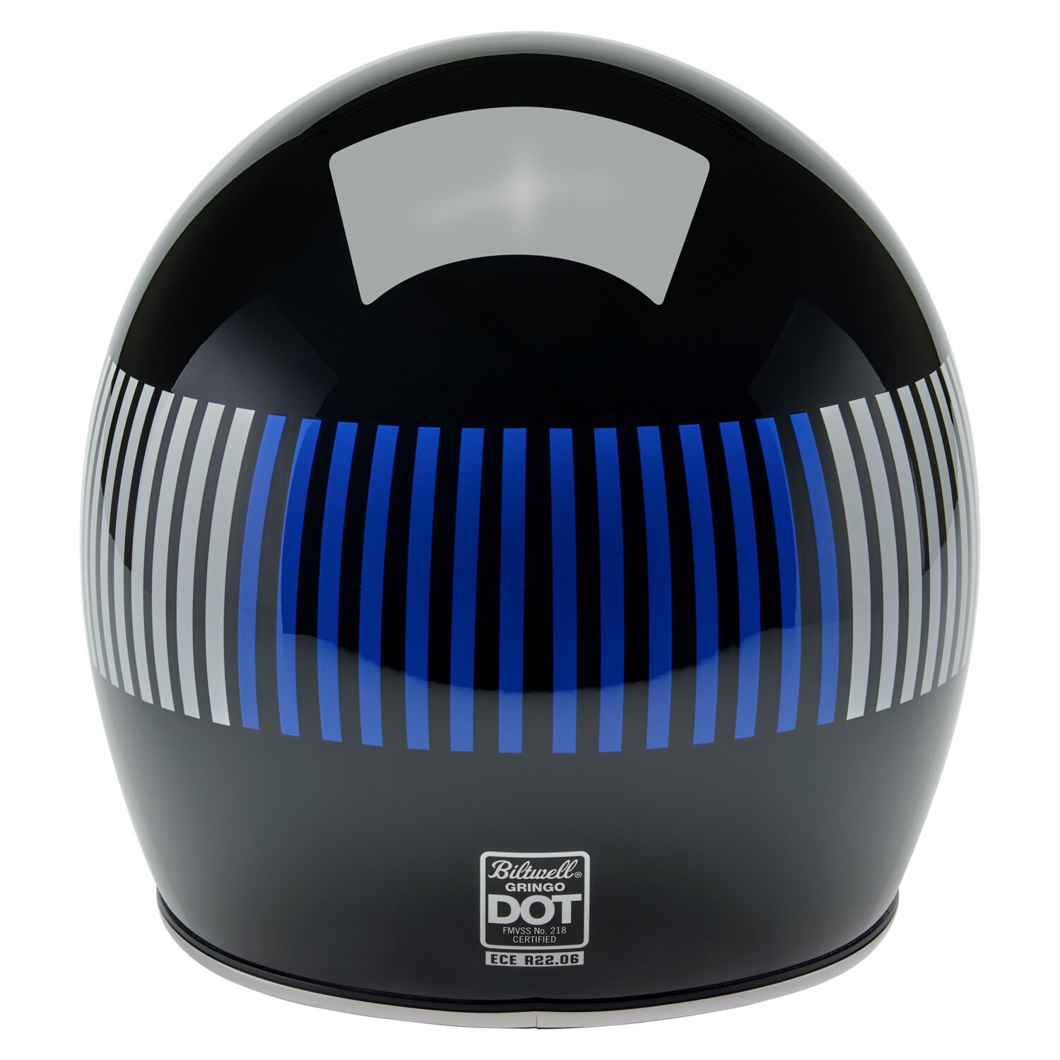 XS — Biltwell Gringo RWB Raceflow helmet black, Gloss, XS