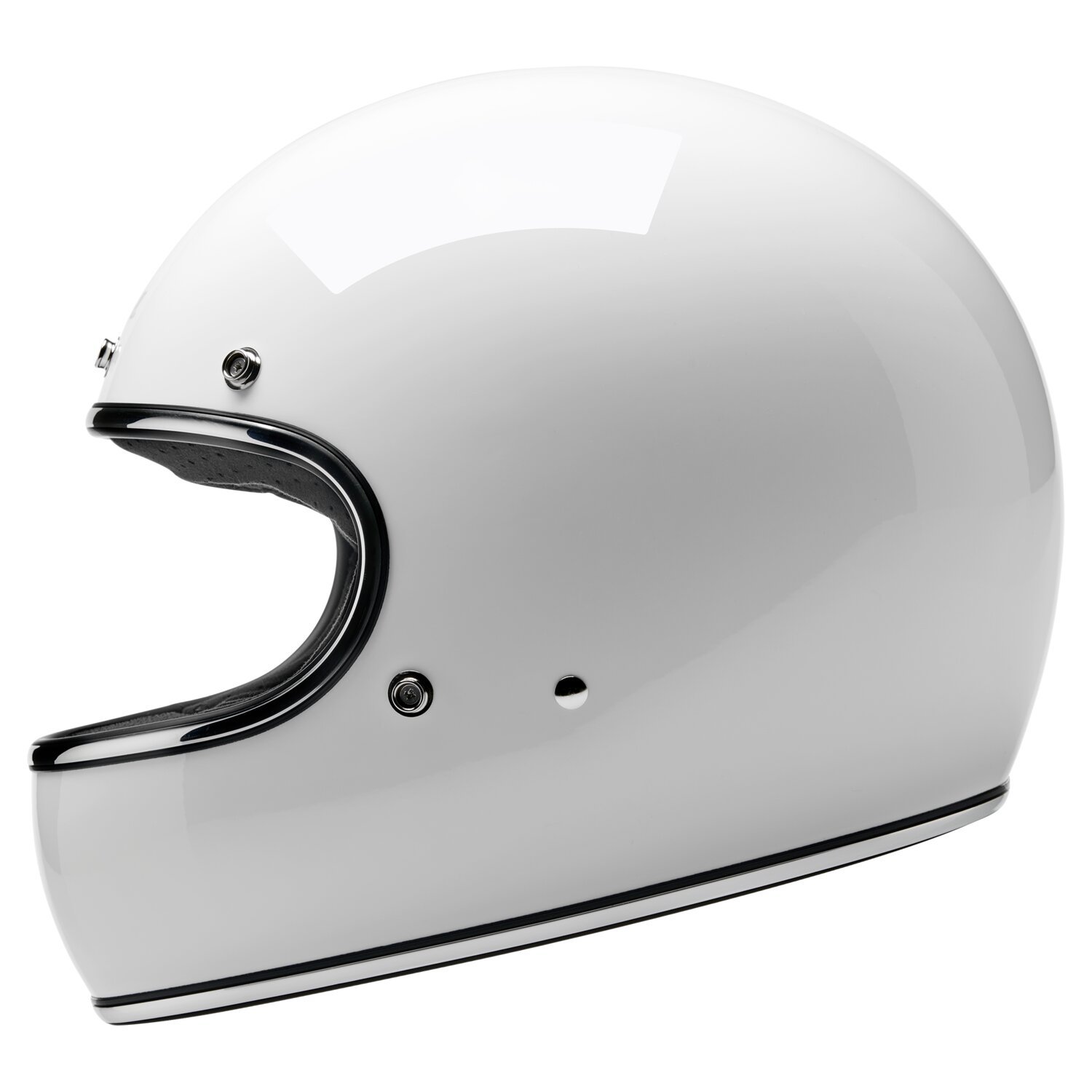 Biltwell Gringo helmet, White, XS, Gloss