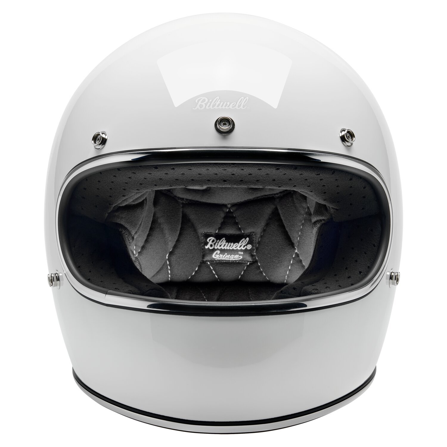 Biltwell Gringo helmet, White, XS, Gloss