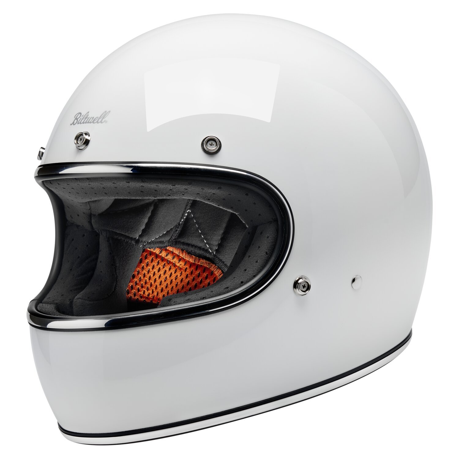 Biltwell Gringo helmet, White, XS, Gloss