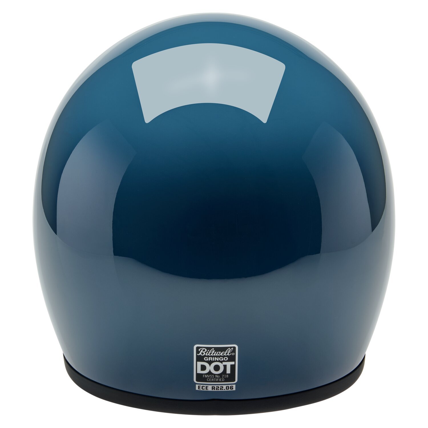 Biltwell Gringo helmet, greystone Blue, XS, Metallic