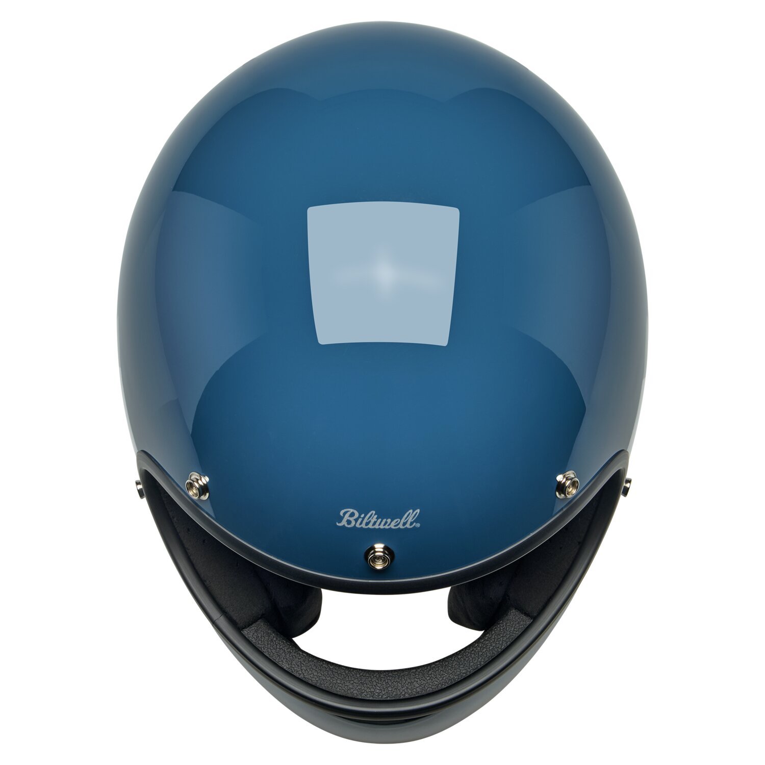Biltwell Gringo helmet, greystone Blue, XS, Metallic