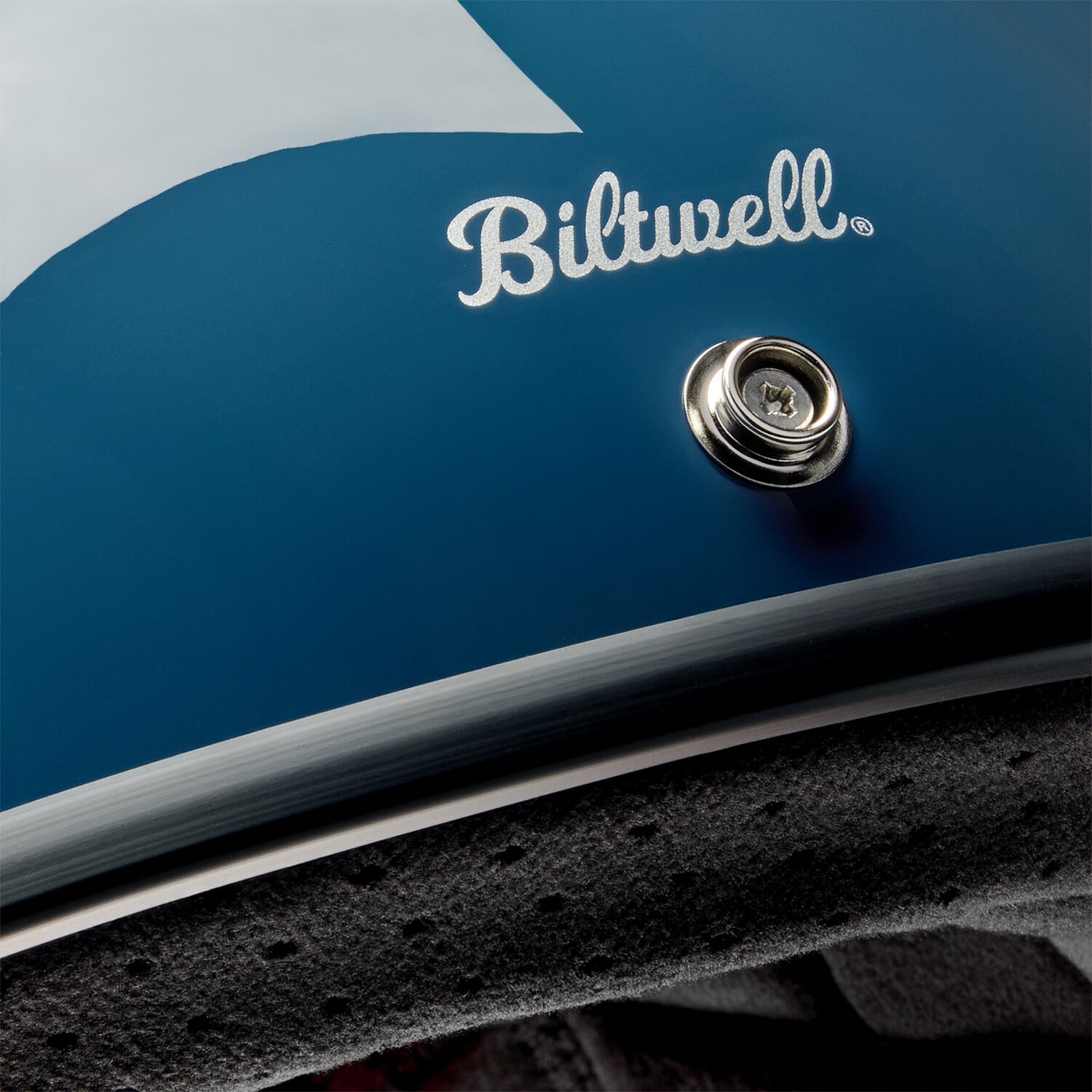 Biltwell Gringo helmet, greystone Blue, XS, Metallic