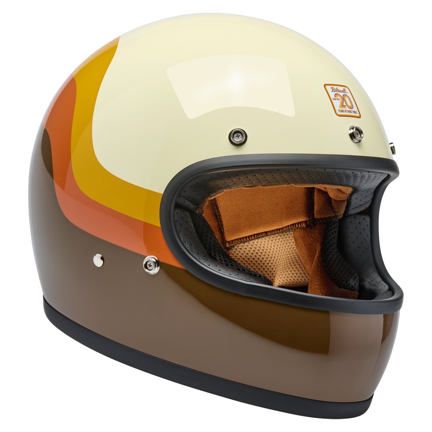 Biltwell Gringo helmet, 20th anniversary Beige, XS, Gloss
