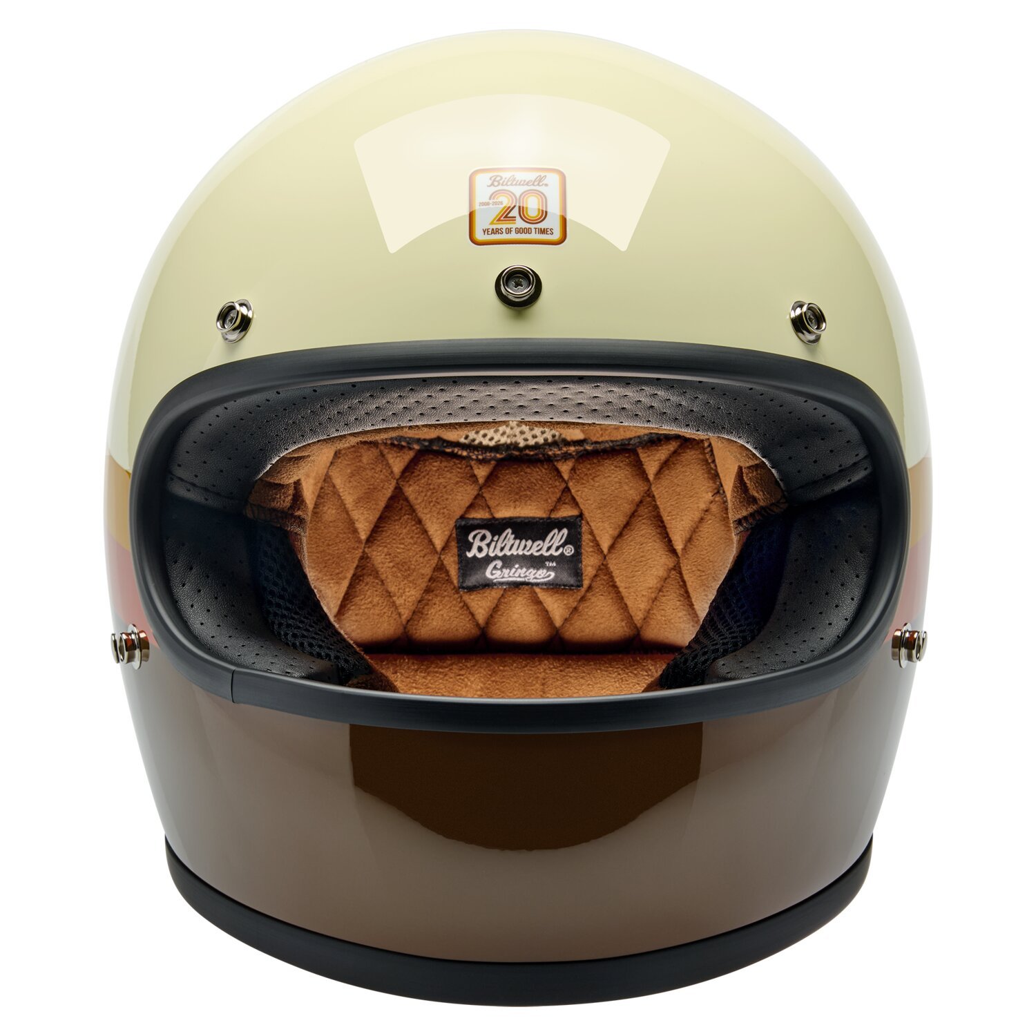 Biltwell Gringo helmet, 20th anniversary Beige, XS, Gloss