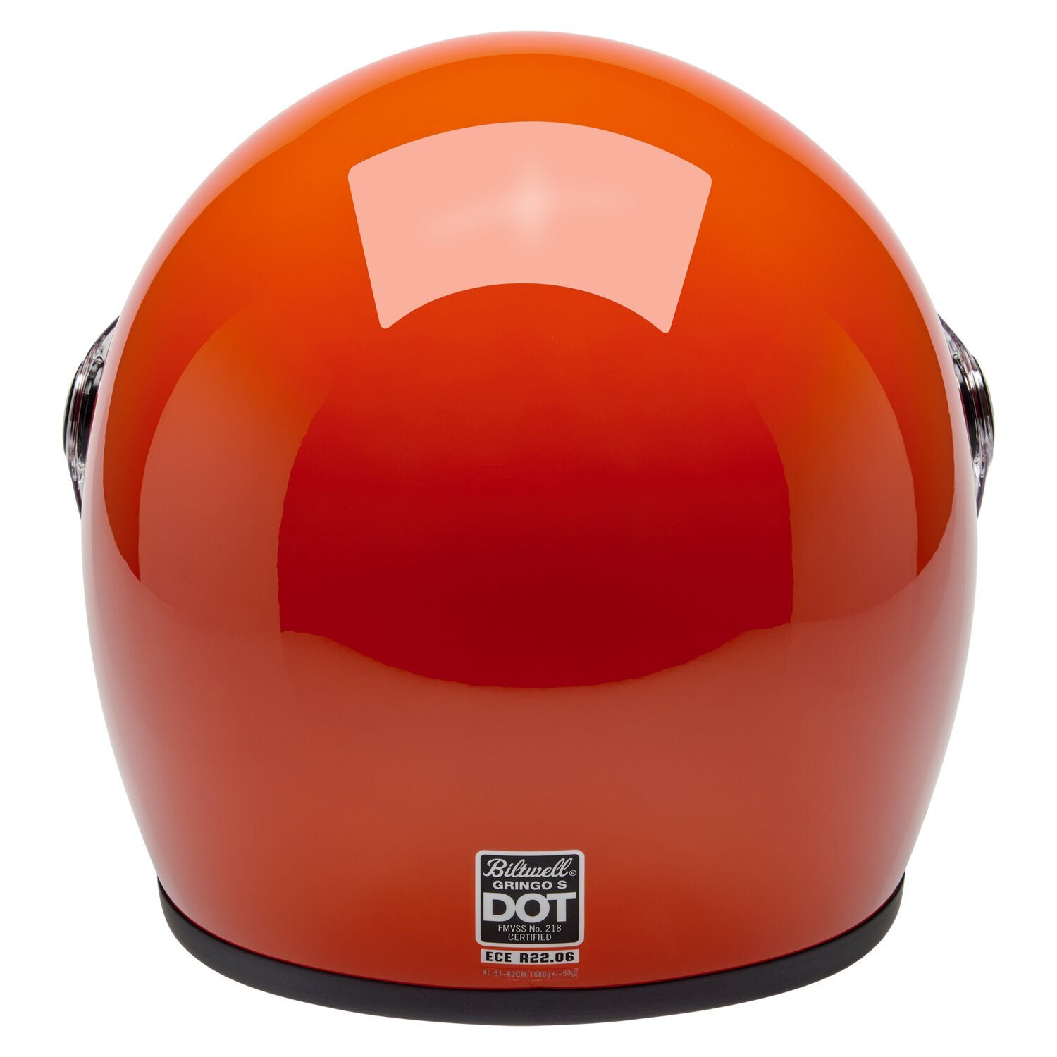 2XL — Biltwell Gringo S helmet gloss hazard orange, 2XL