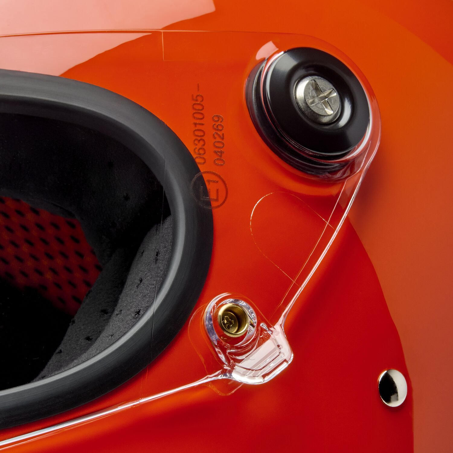 L — Biltwell Gringo S helmet gloss hazard orange, L