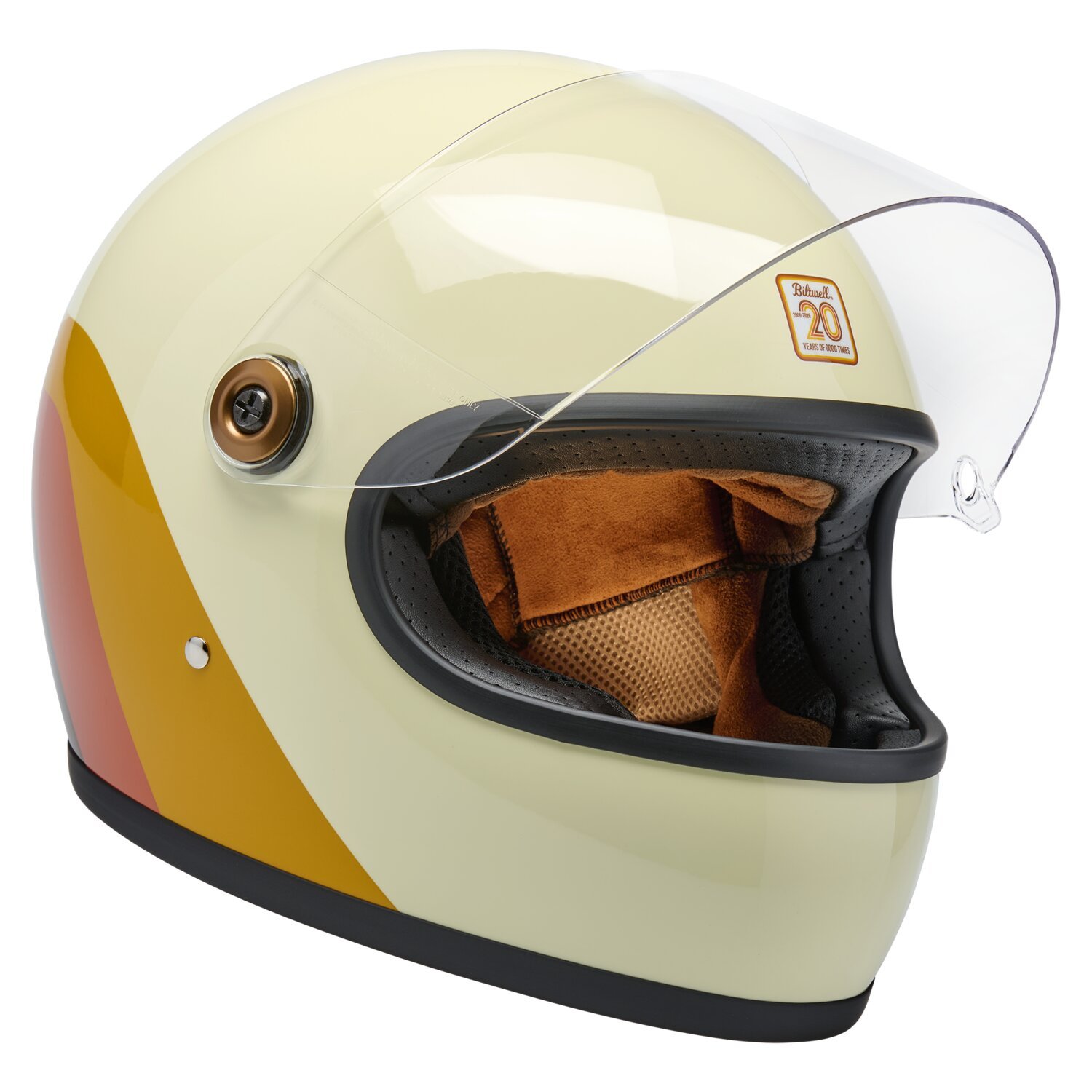 XL — Biltwell Gringo S helmet 20th anniversary, Beige, Gloss, XL