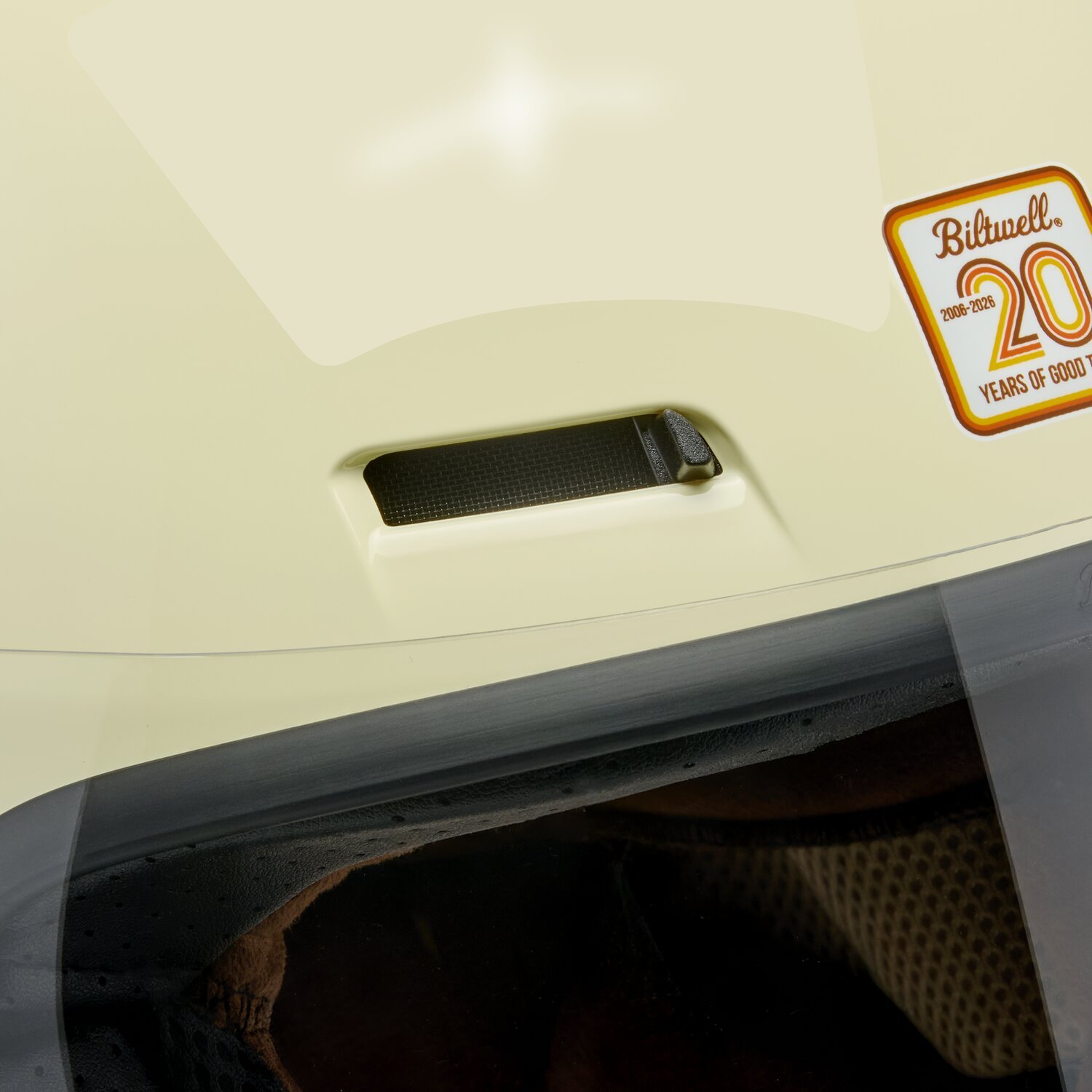 2XL — Biltwell Gringo SV helmet 20th anniversary, Beige, Gloss, 2XL