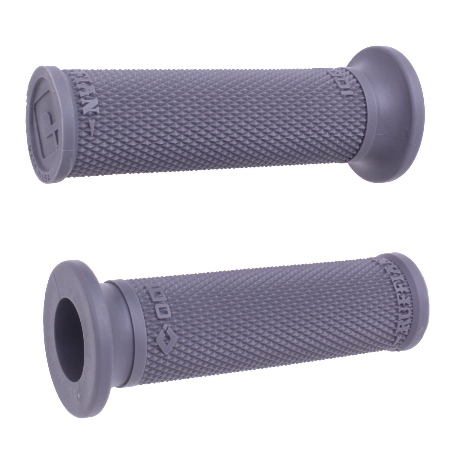ODI, V-Twin Ruffian single-ply Grip. Gum Rubber