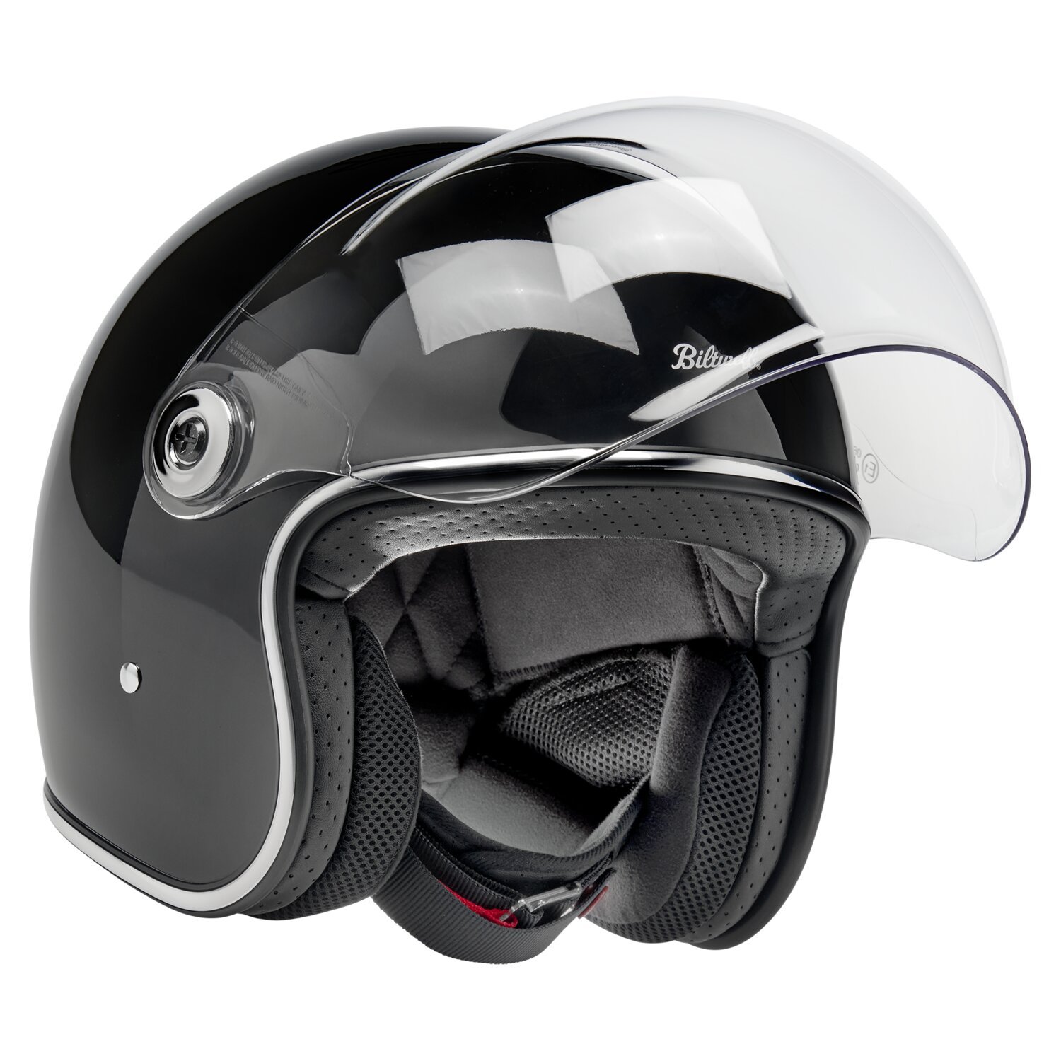 L — Biltwell Tahoe helmet gloss black, L