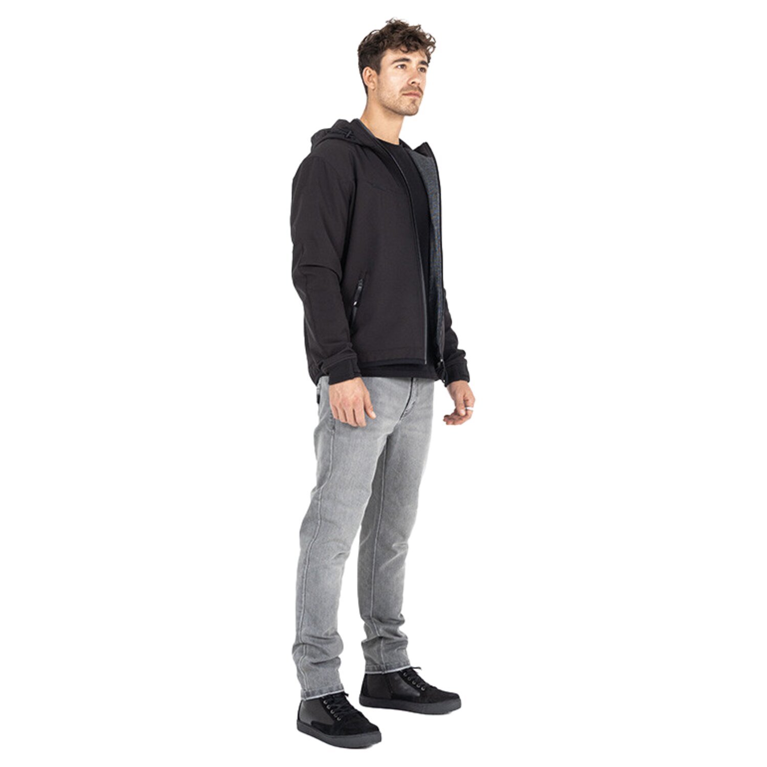 John Doe Hoodie V3 Softshell Rip-Stop, Black, 4XL