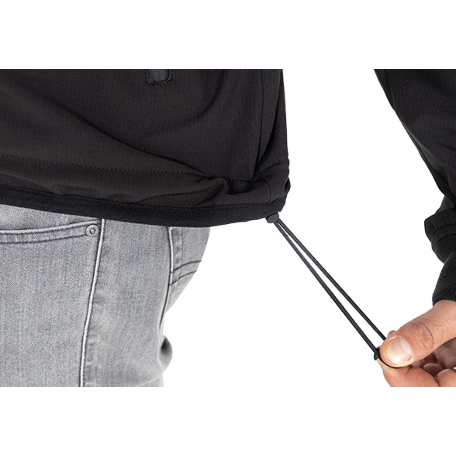 John Doe Hoodie V3 Softshell Rip-Stop, Black, S