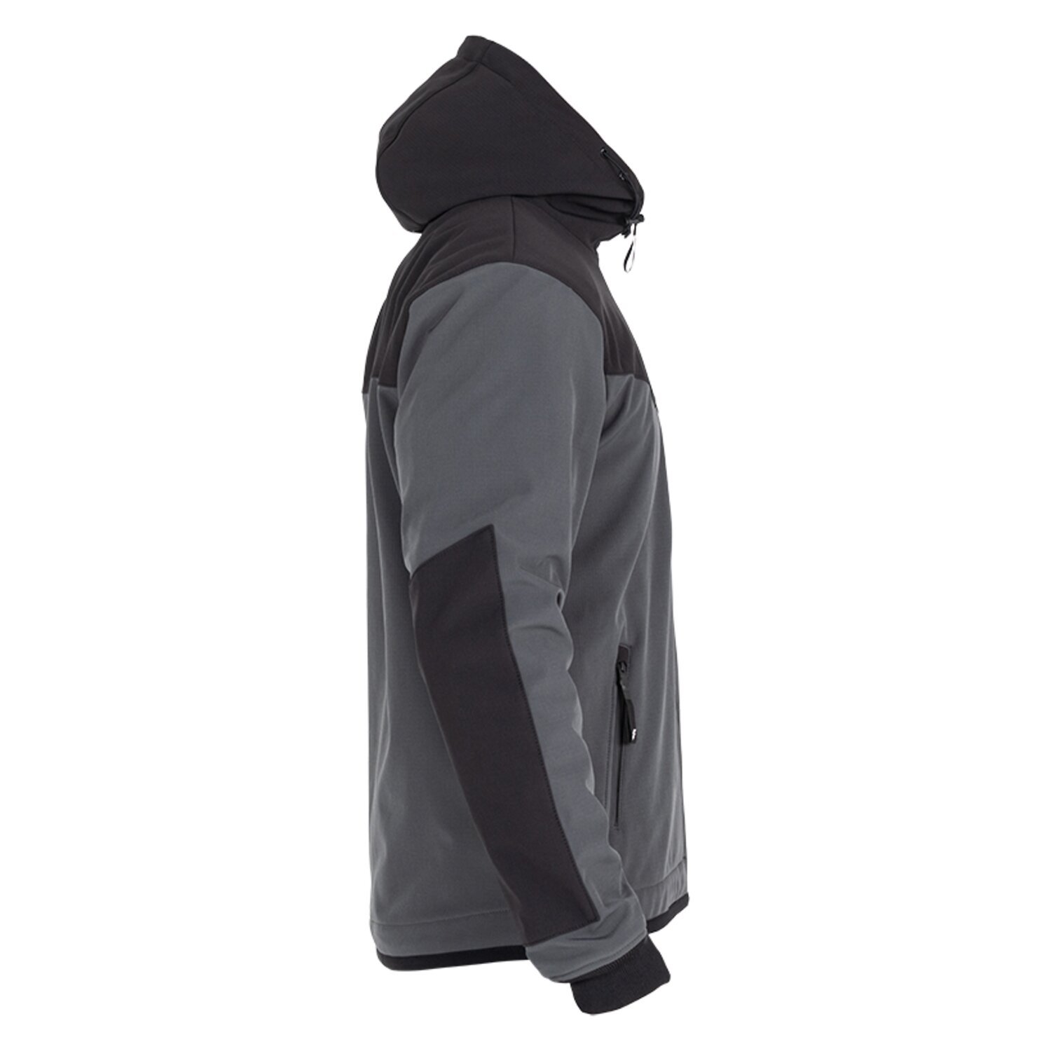 John Doe Hoodie V3 Softshell Rip-Stop, grey, Black, 2XL