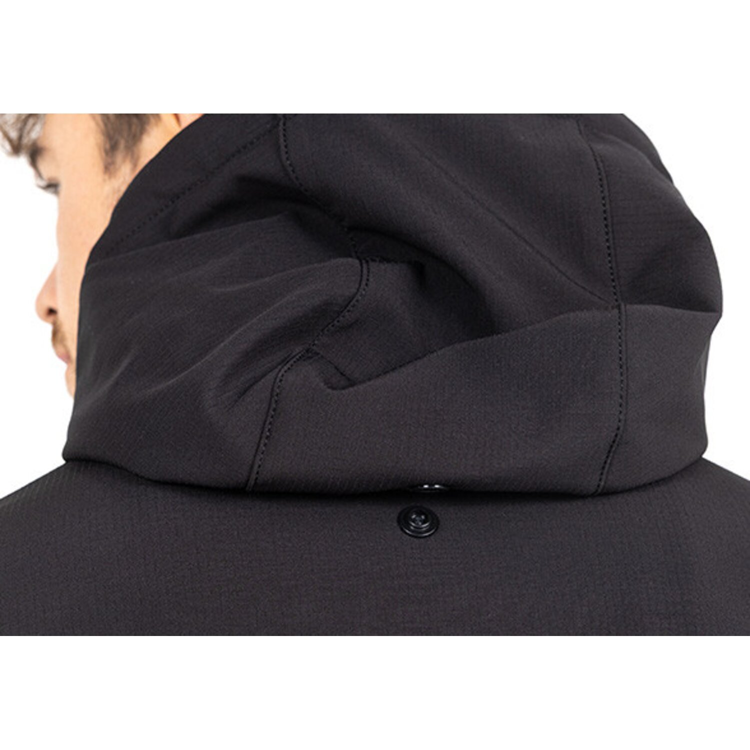 John Doe Hoodie V3 Softshell Rip-Stop, grey, Black, 2XL