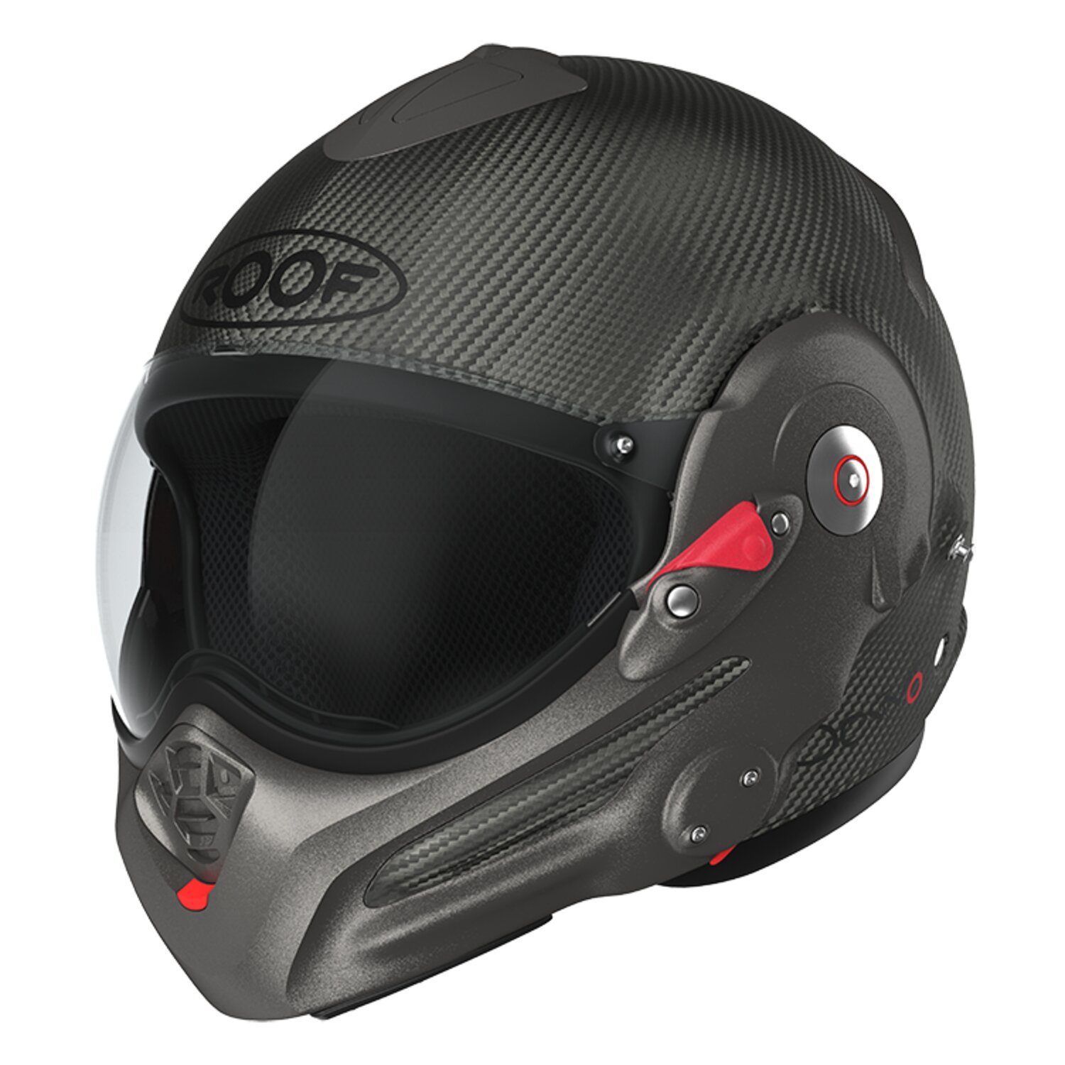 L — ROOF Desmo 3 carbon helmet matte black, L