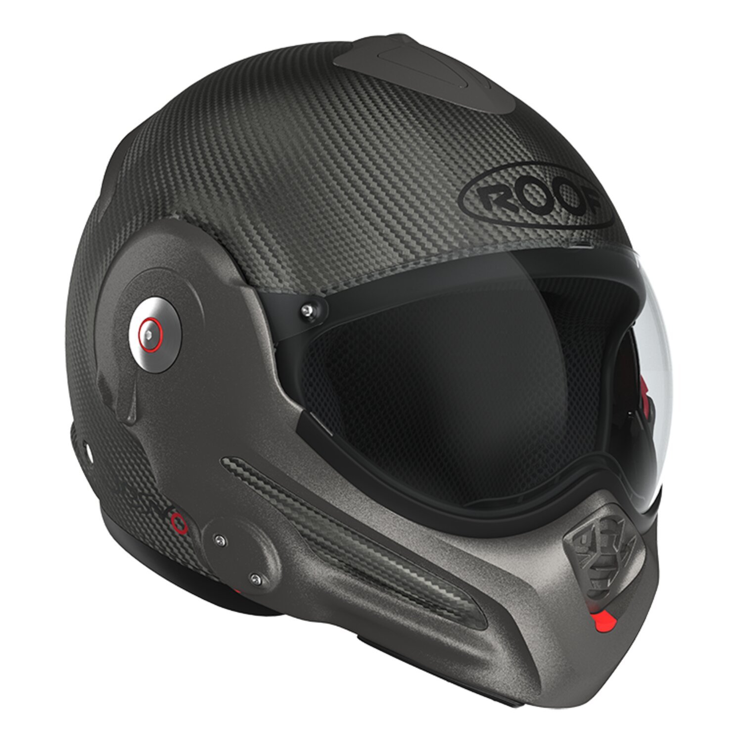 M — ROOF Desmo 3 carbon helmet matte black, M