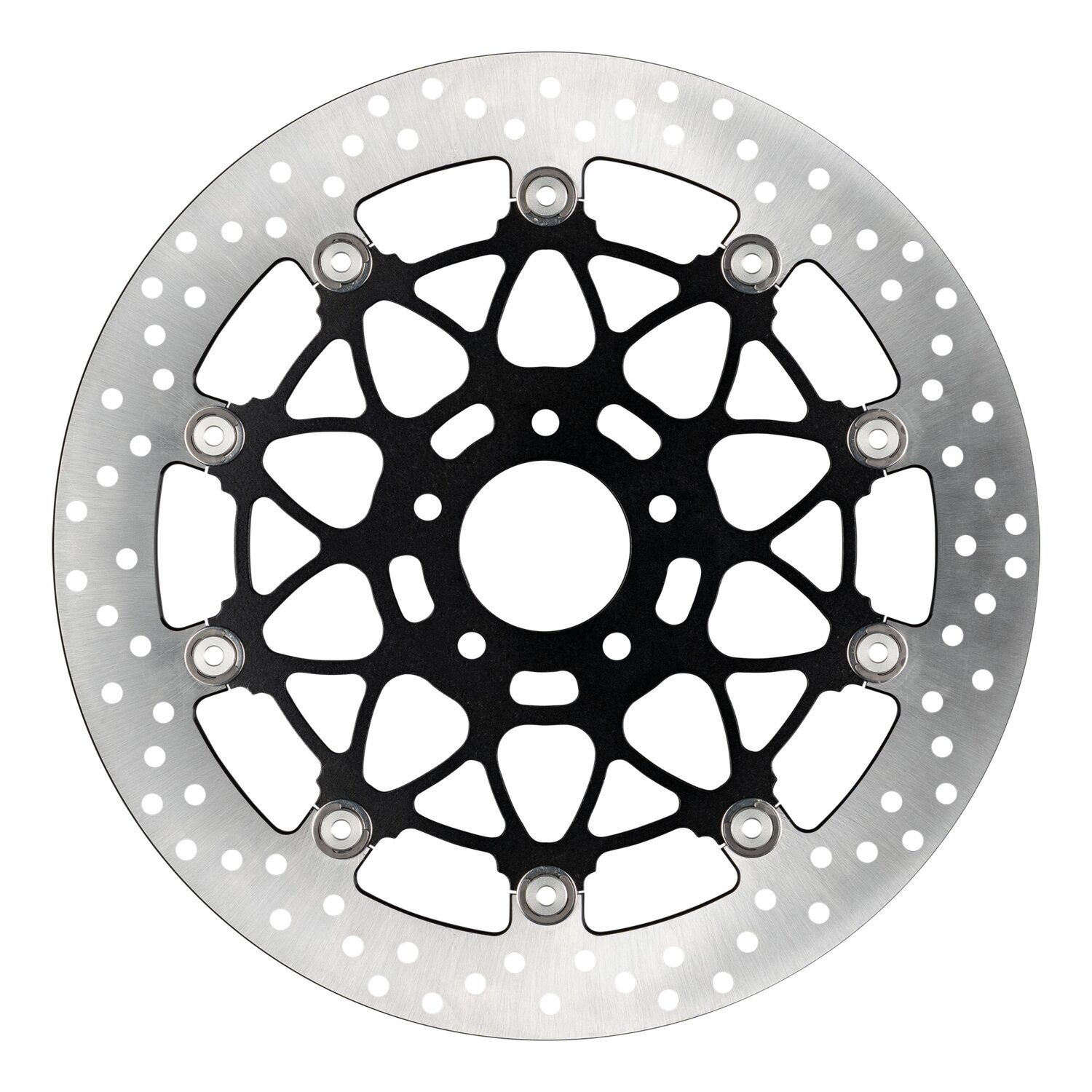 Accossato, oversized floating brake disc front. Round
