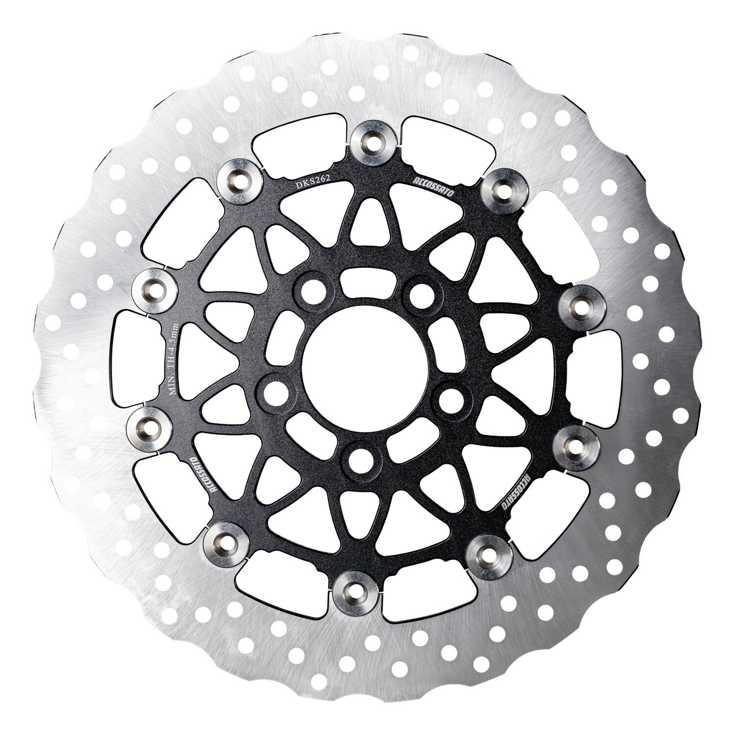 Accossato, floating brake disc front. Wave