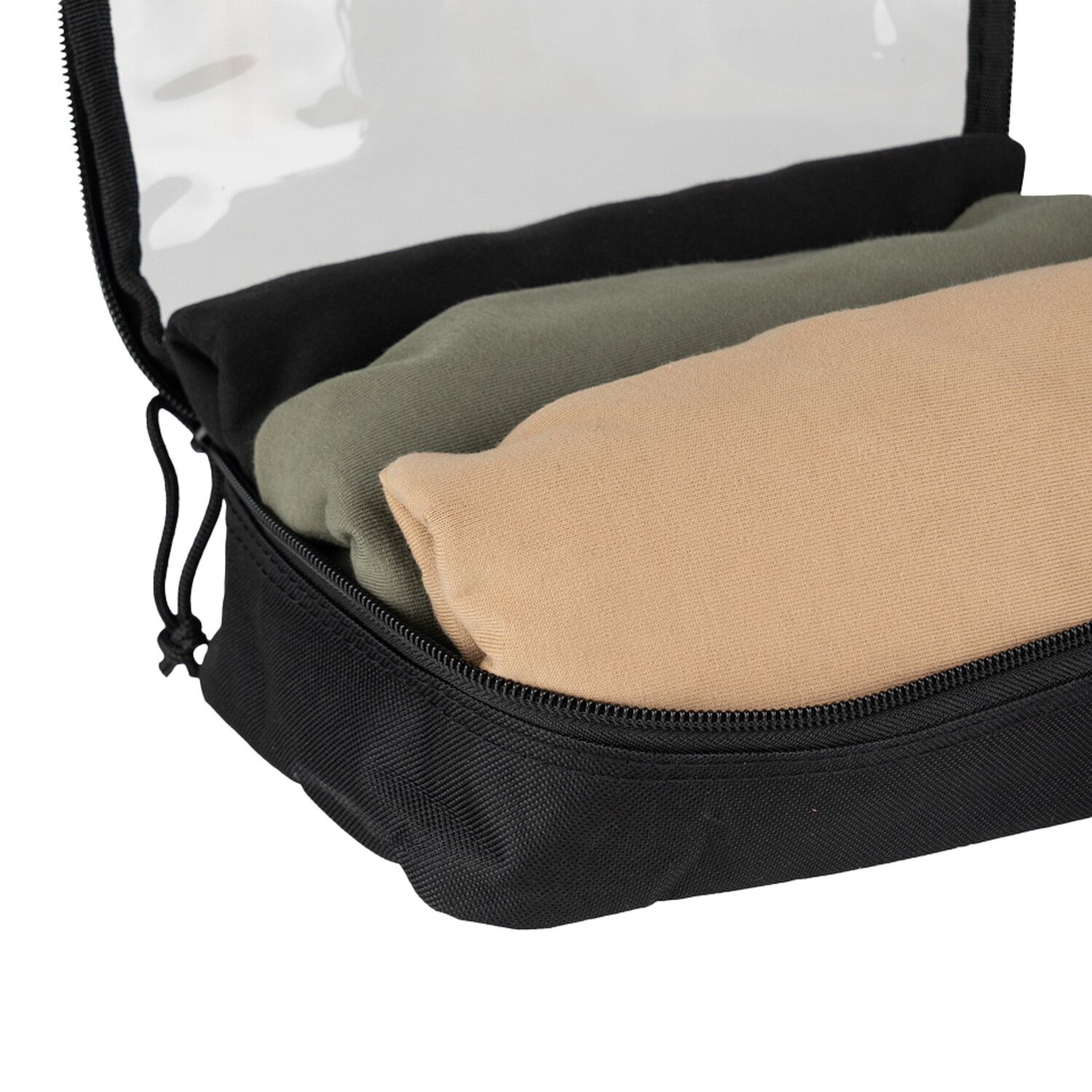 Army Surplus Organizer transparent set 3pcs, Black