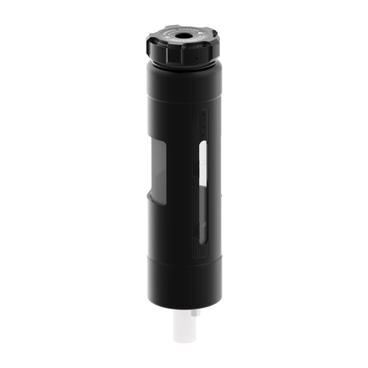 Rick's Motorcycles, Coolant reservoir cover kit, Black