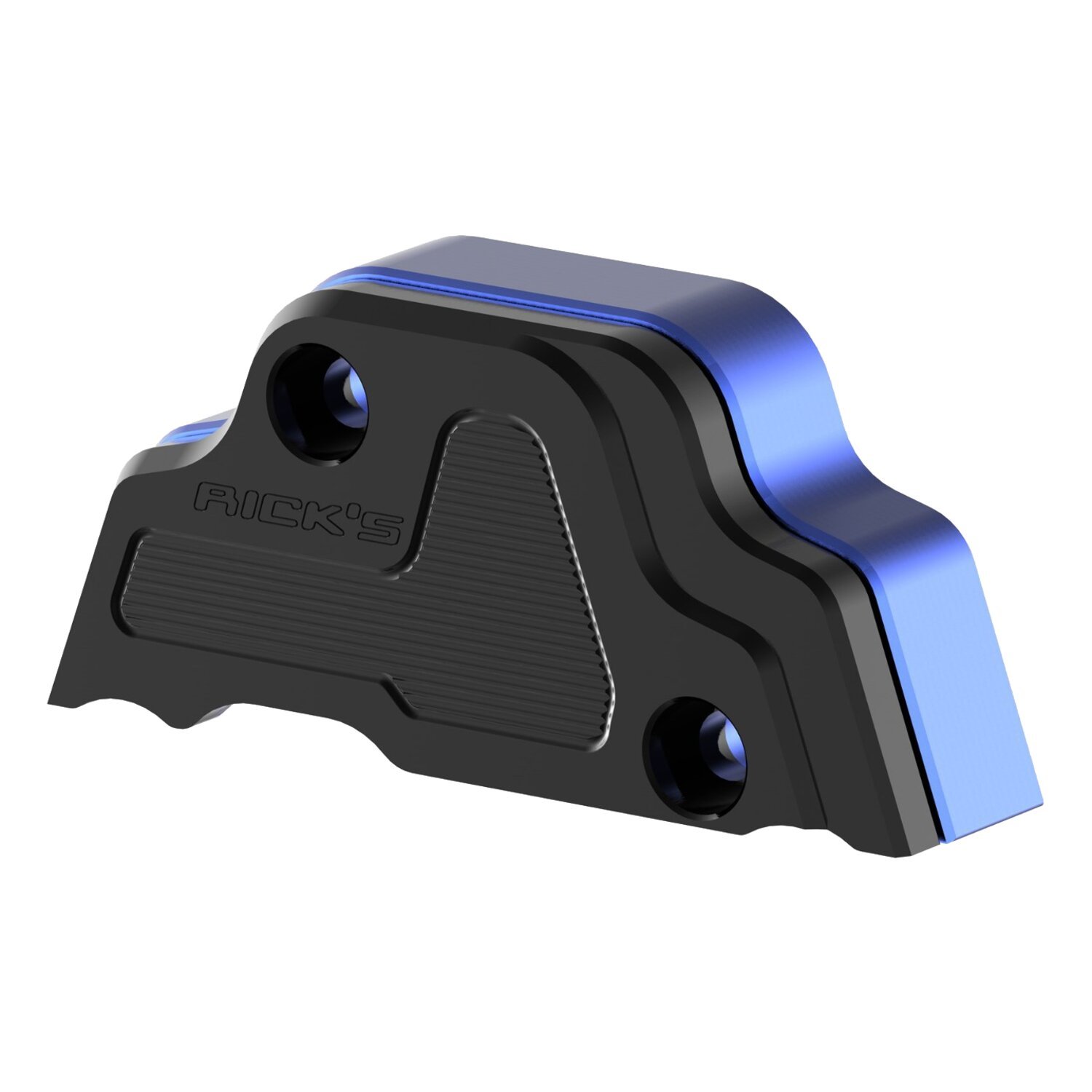 Rick's Motorcycles, Gear position sensor cover, black, Blue