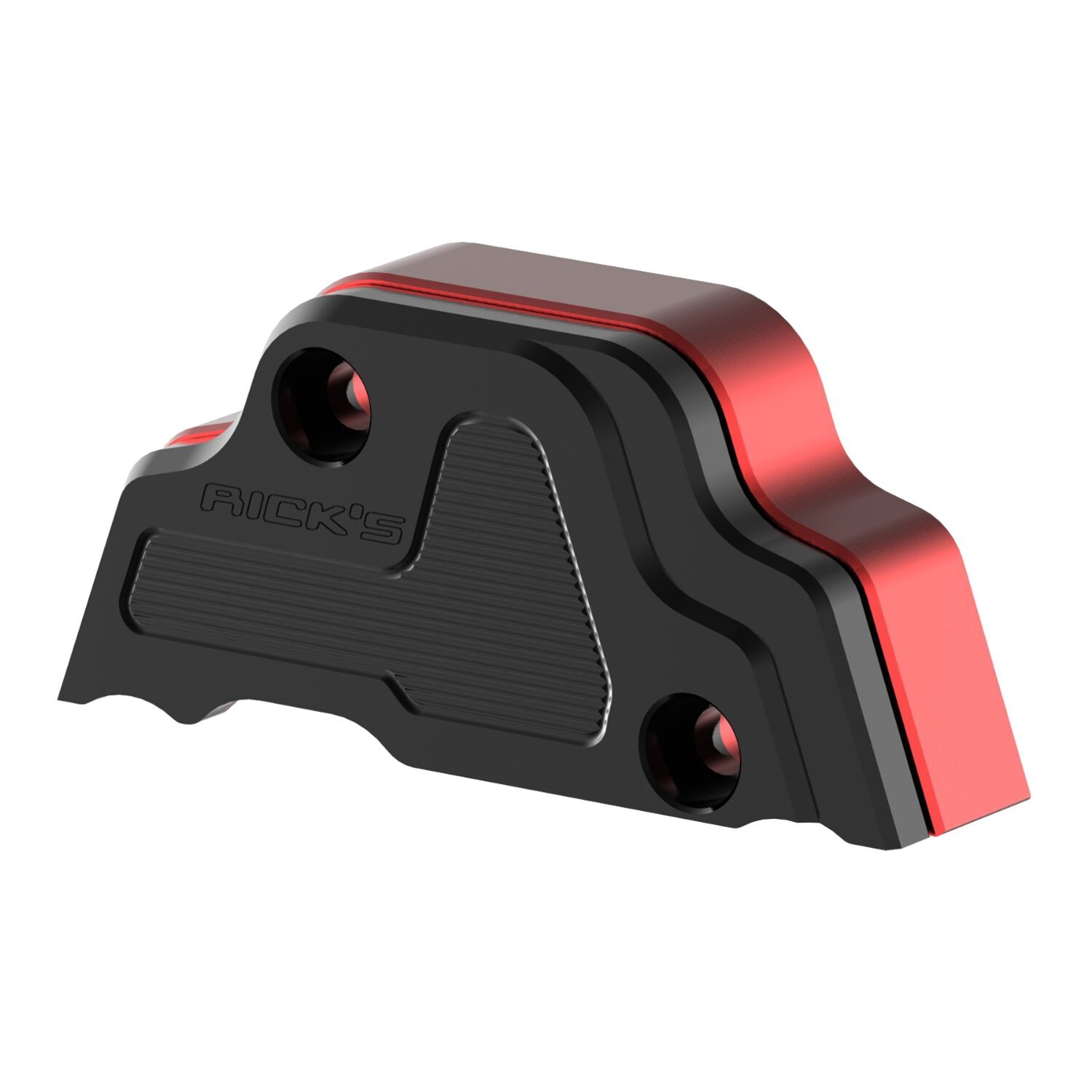 Rick's Motorcycles, Gear position sensor cover, black, Red