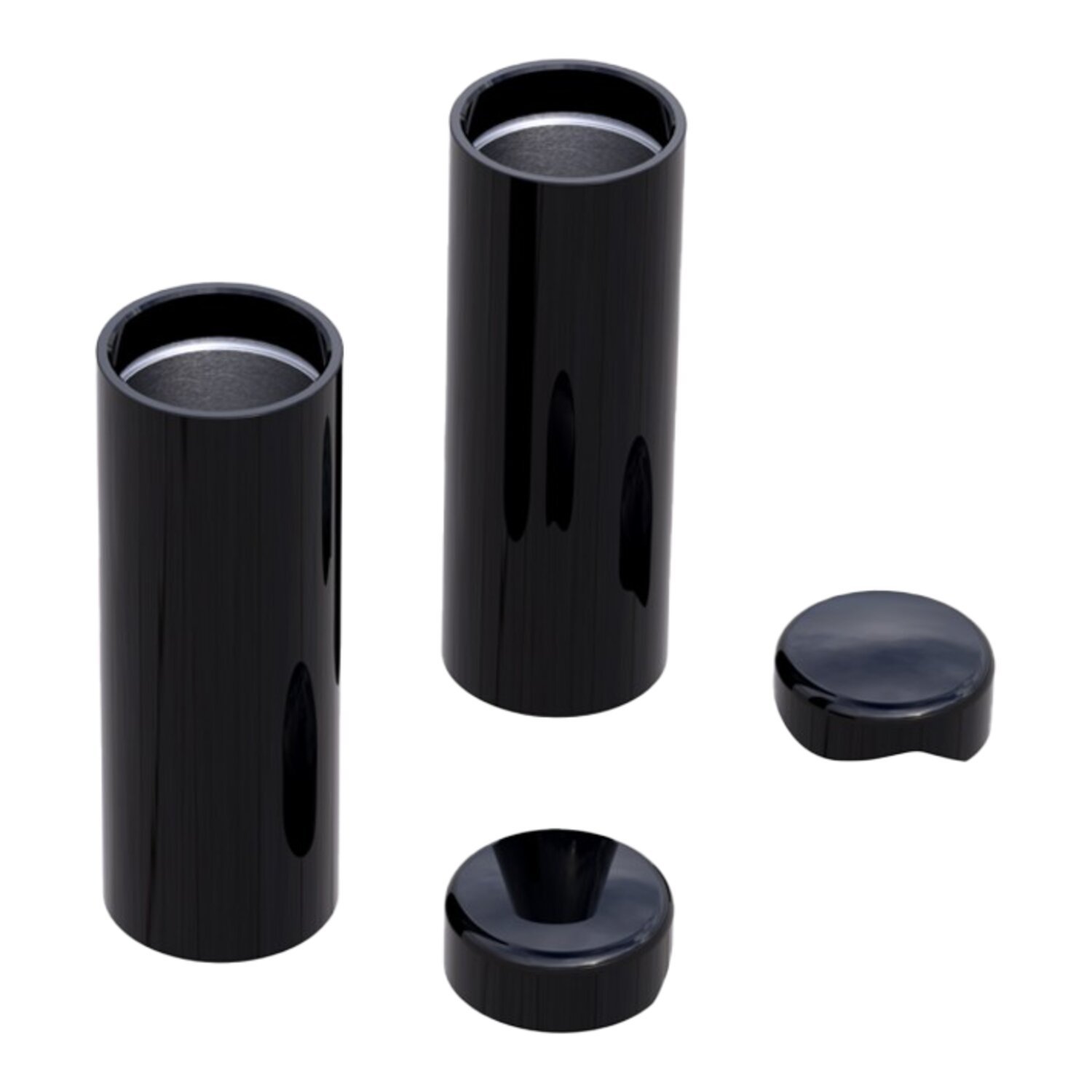 Rick's Motorcycles, Fork Cover kit, 4-piece, Black
