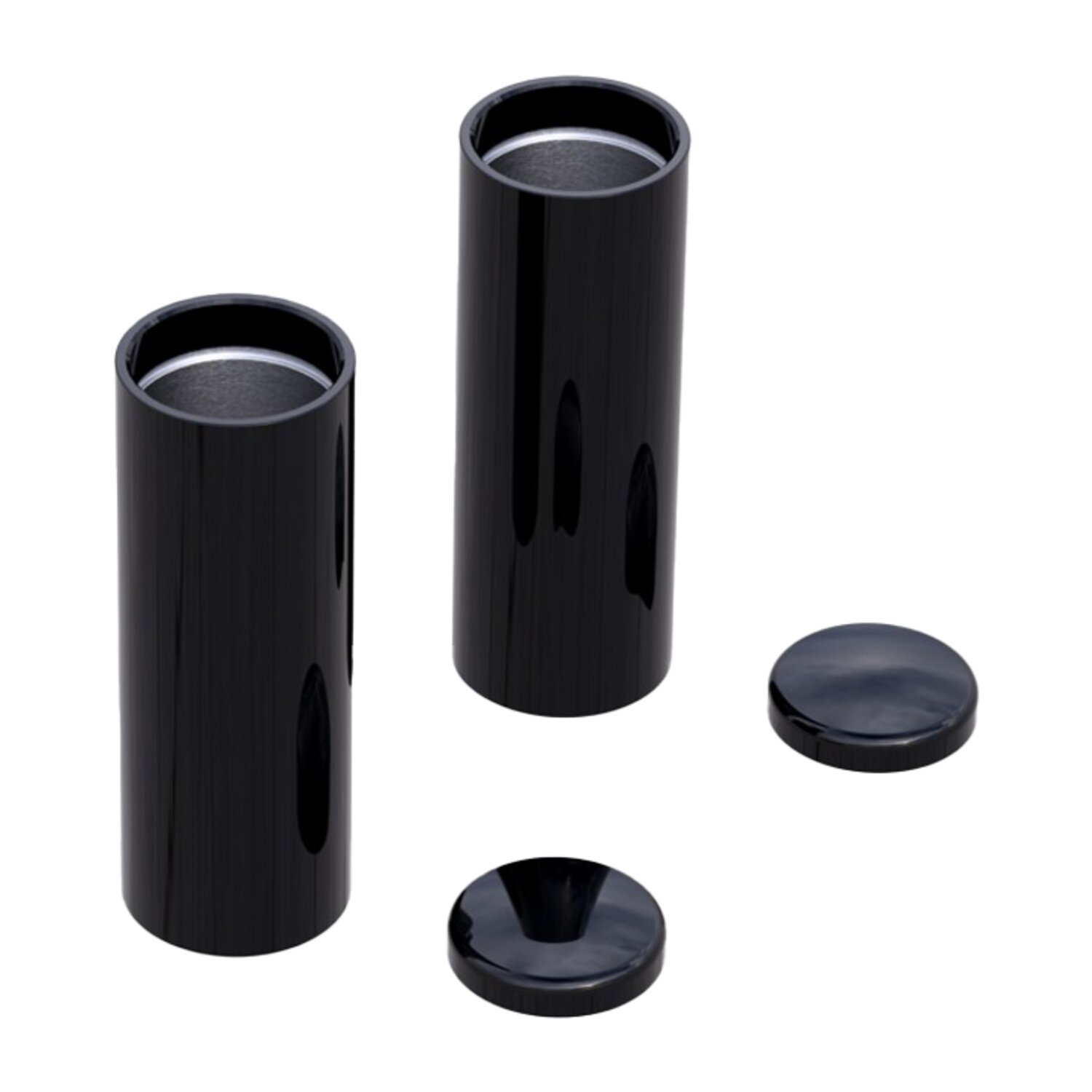 Rick's Motorcycles, Fork cover kit, 4-piece. Black