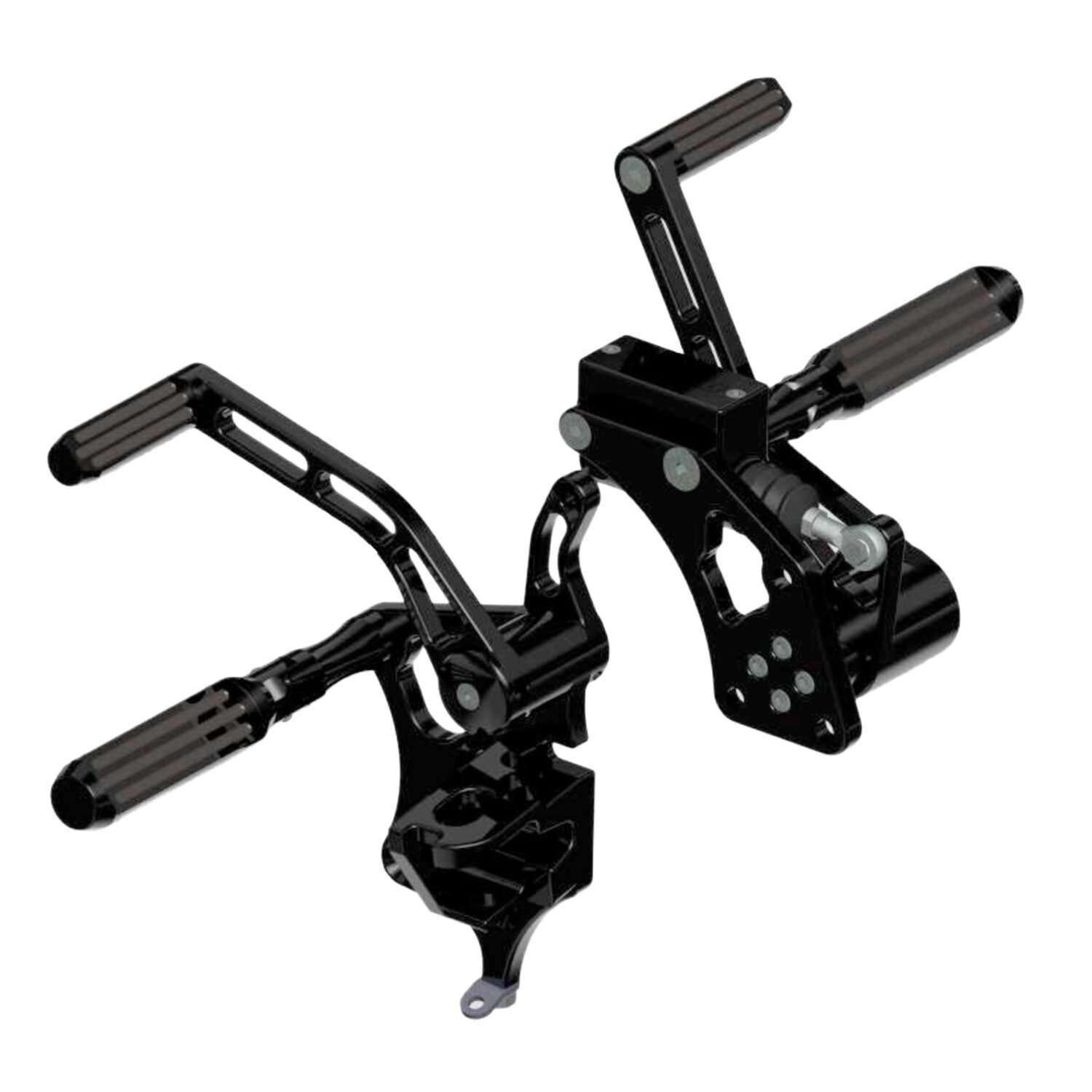Rick's Motorcycles, +4" Forw. control kit. AK 4.7, Black