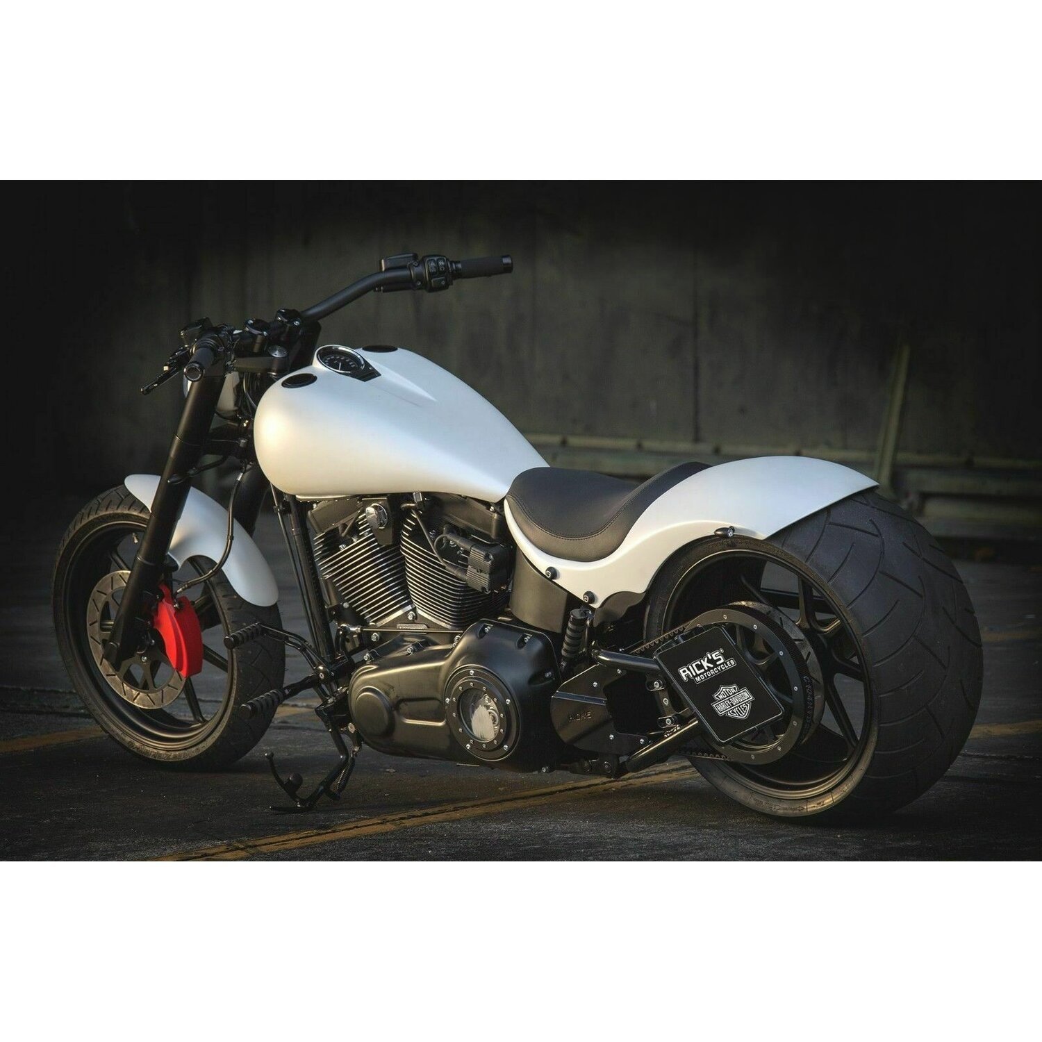 Rick's Motorcycles, +2" Forw. control kit. O-Ring, Black